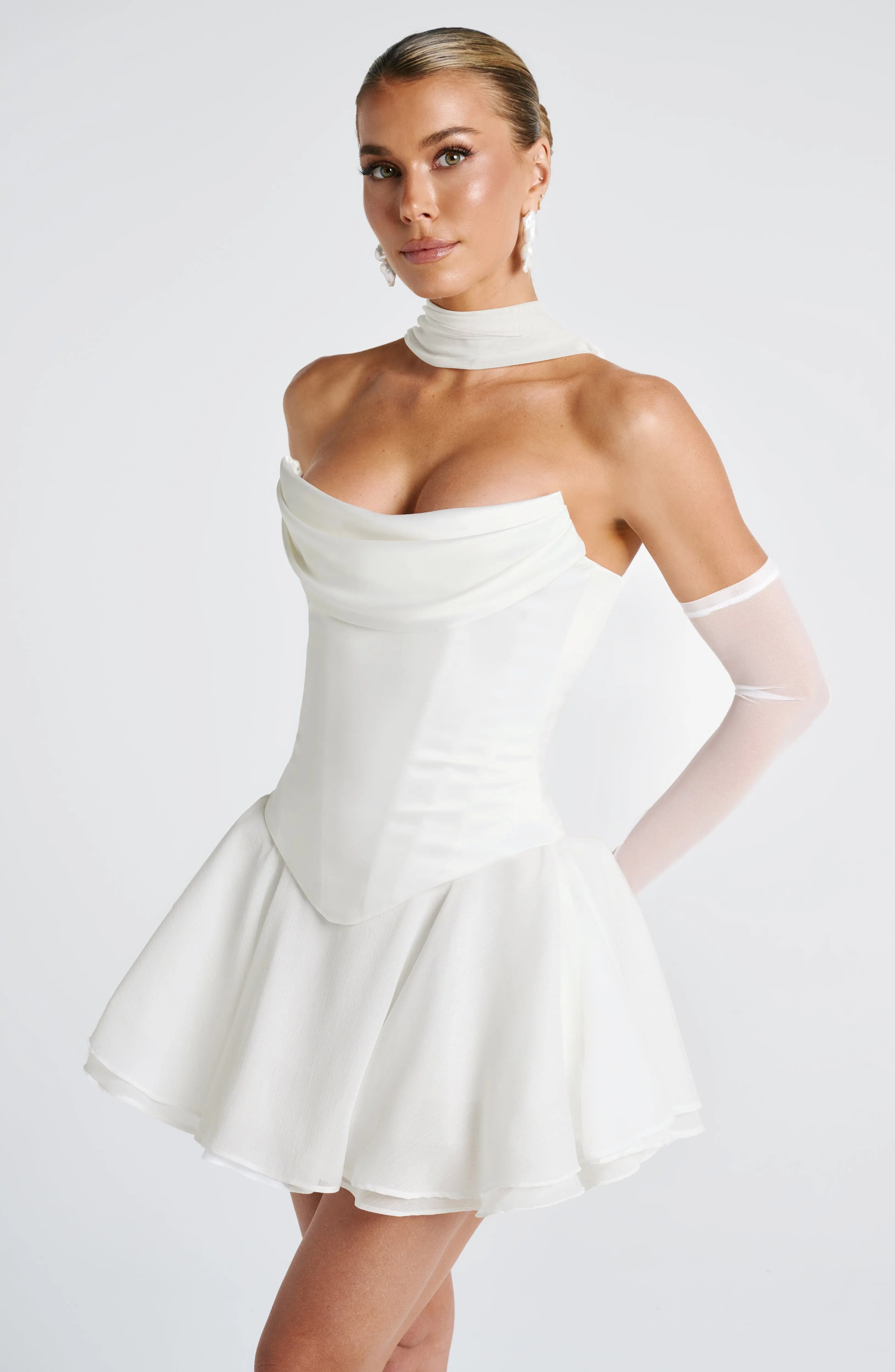 Callista Corset - Ivory - Image 7