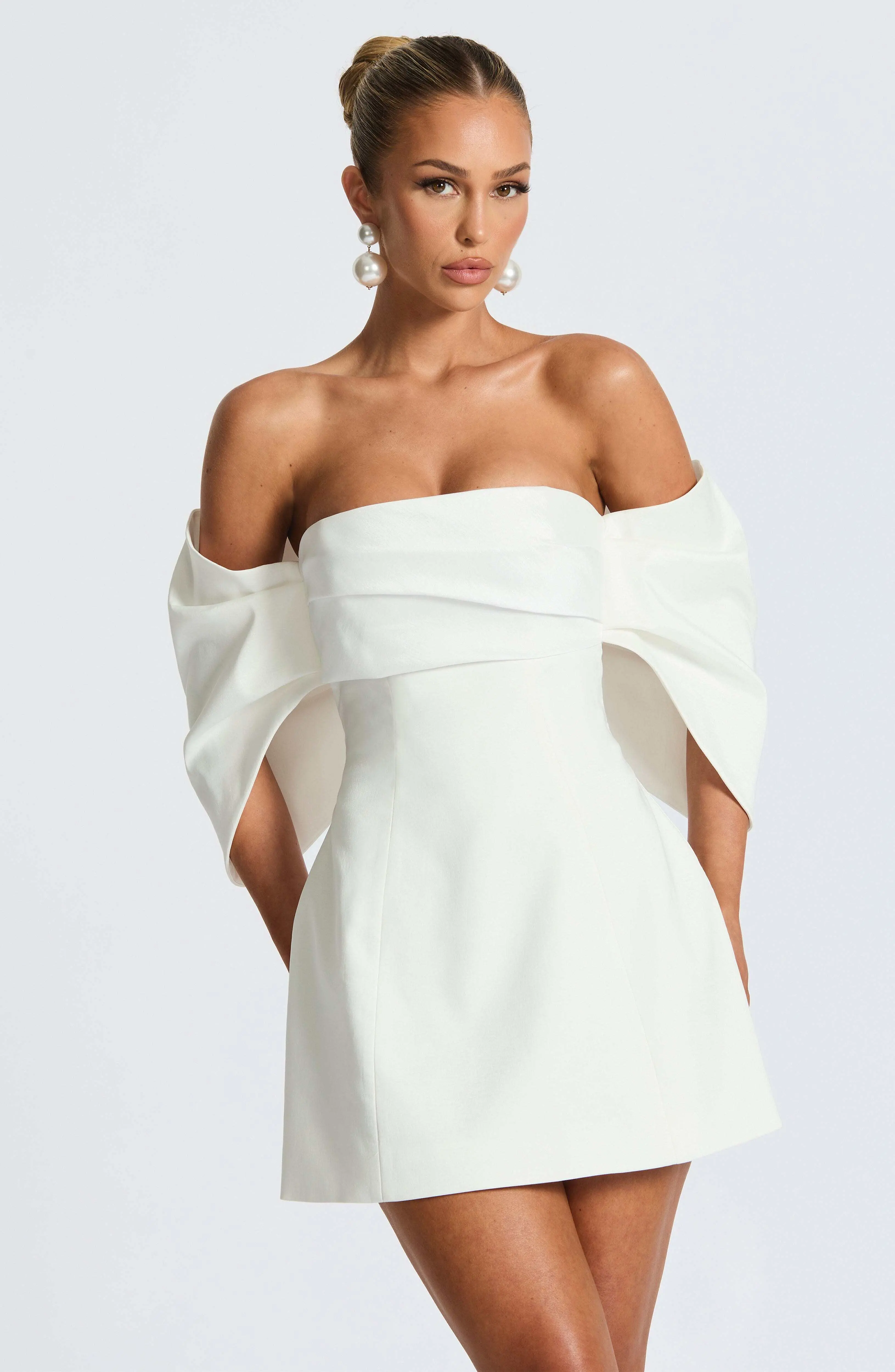 Briella Mini Dress - Ivory - Image 5