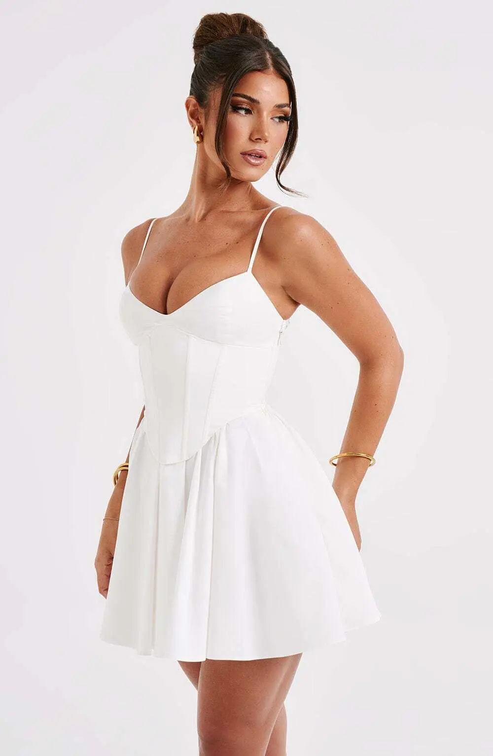 Analeigh Mini Dress - Ivory - Image 8