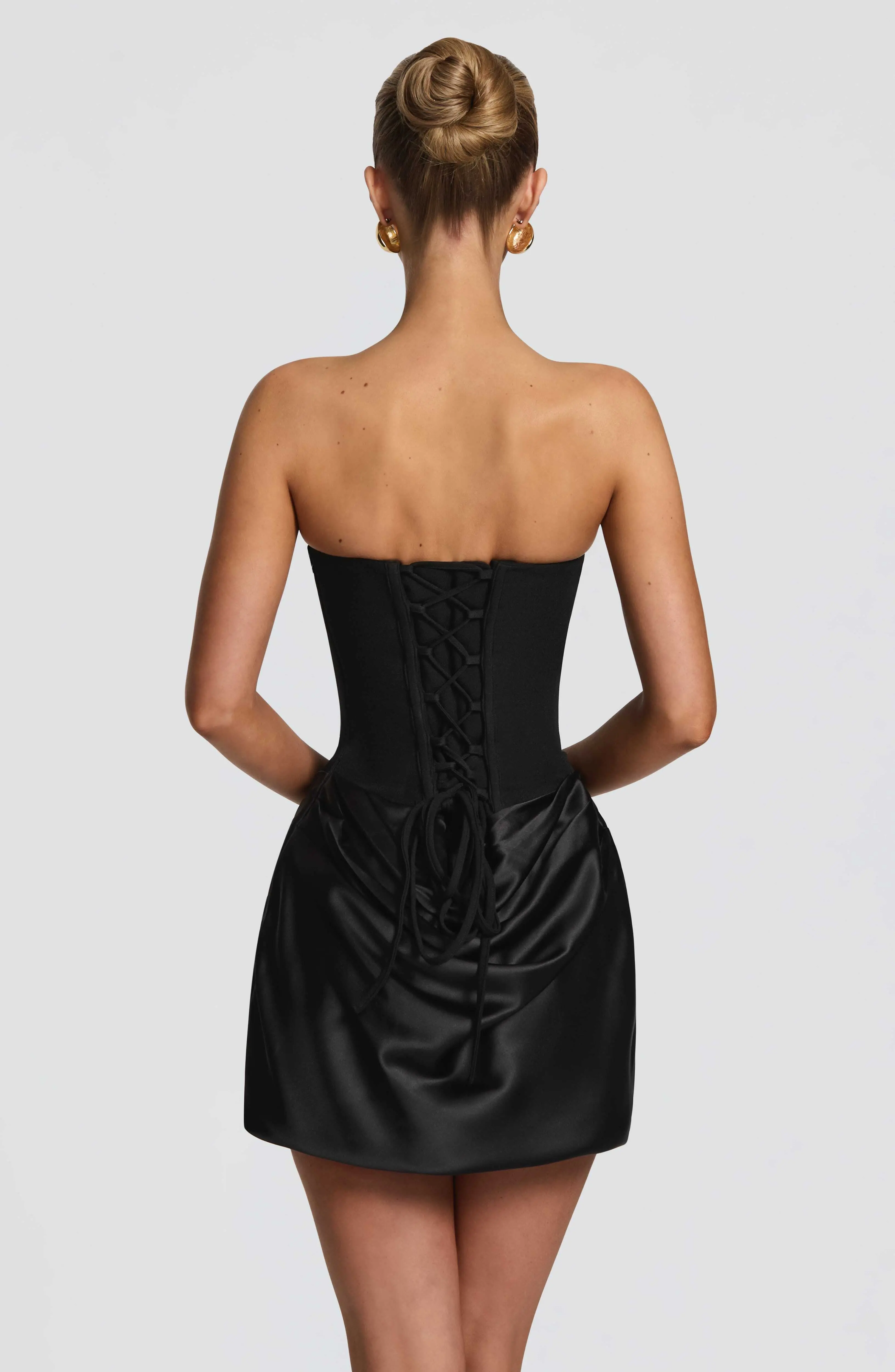 Maggie Mini Dress - Black - Image 4