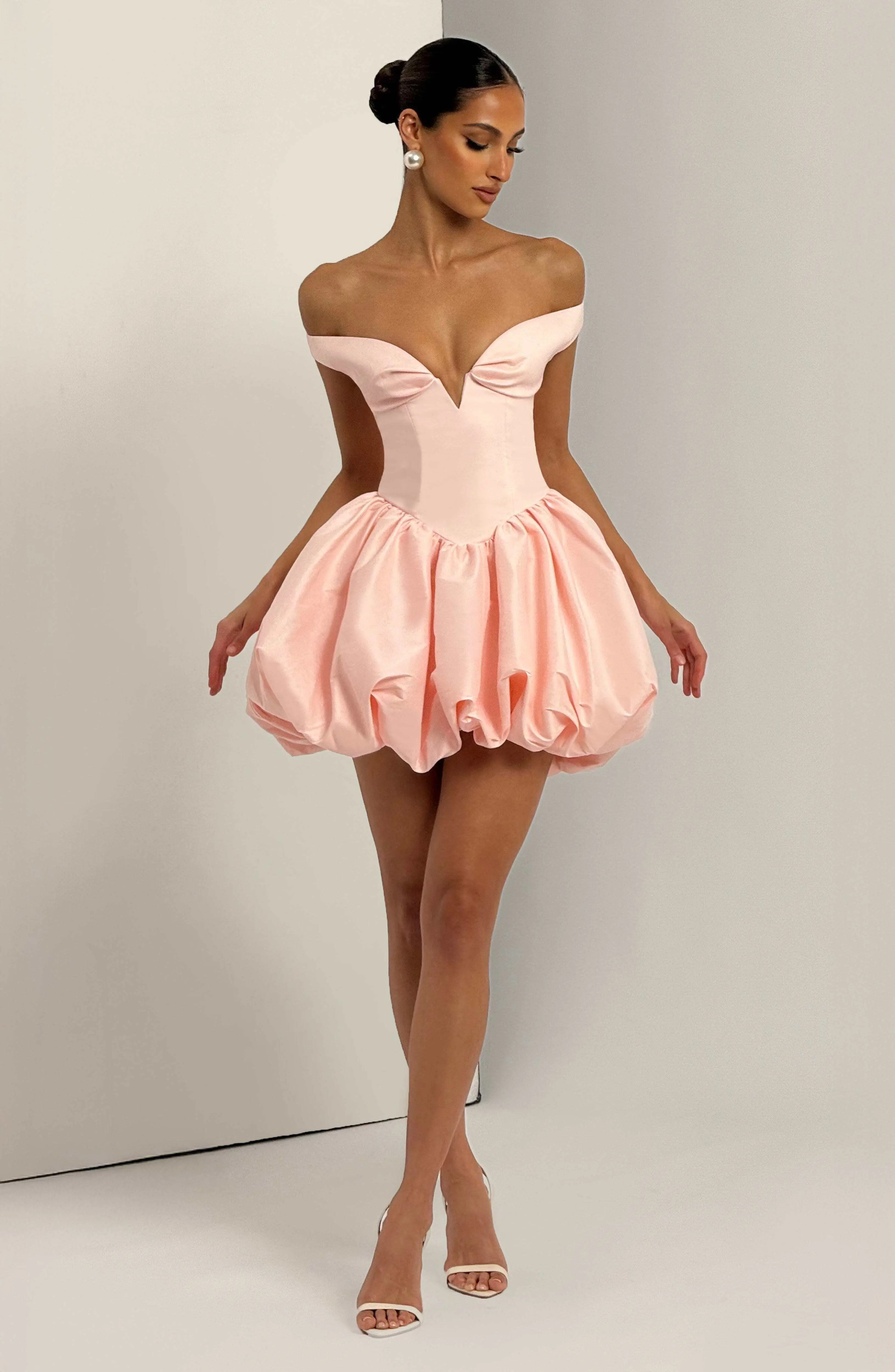 Eileen Mini Dress - Blush - Image 11