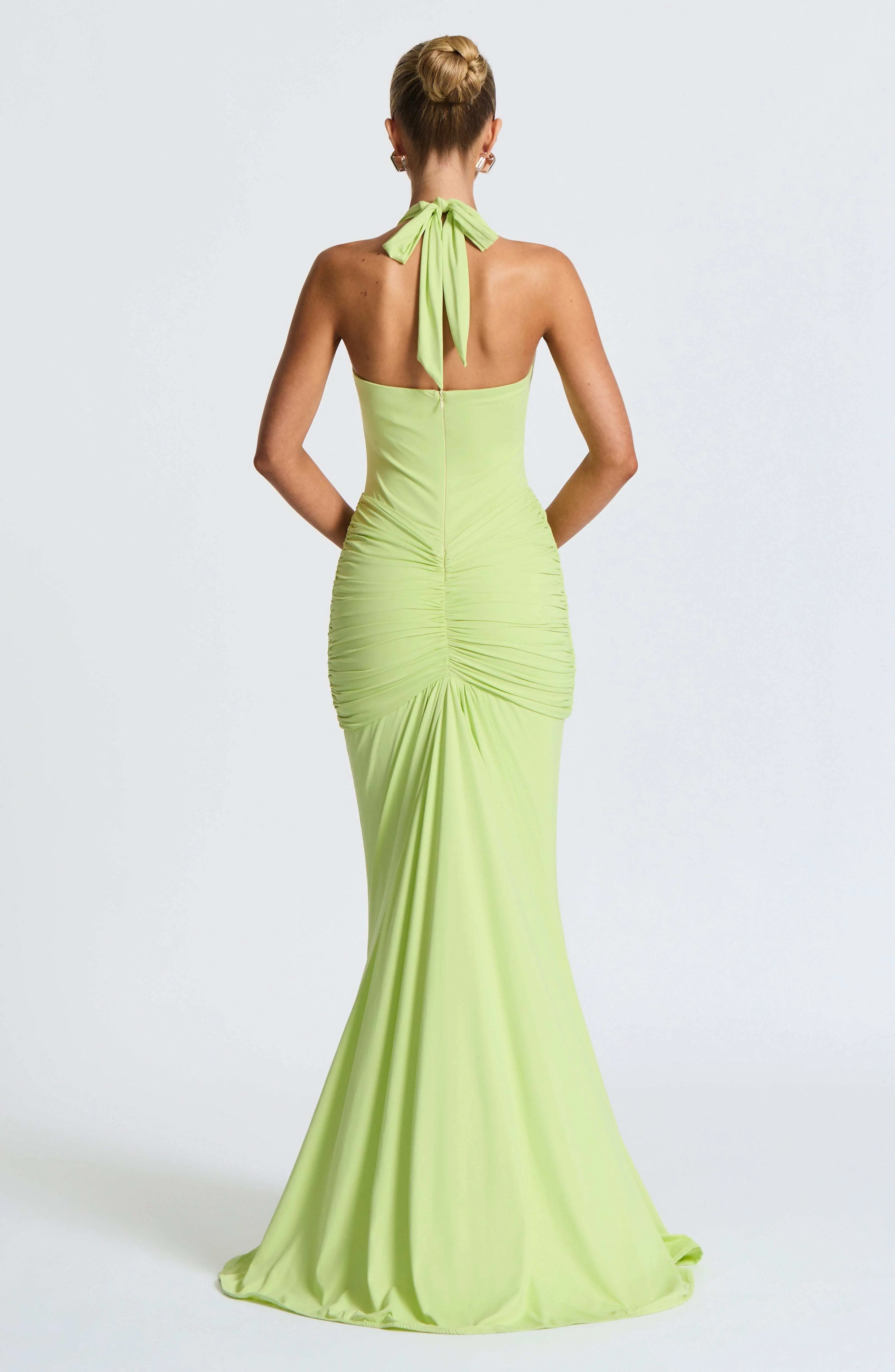 Rosetta Maxi Dress - Lime - Image 3