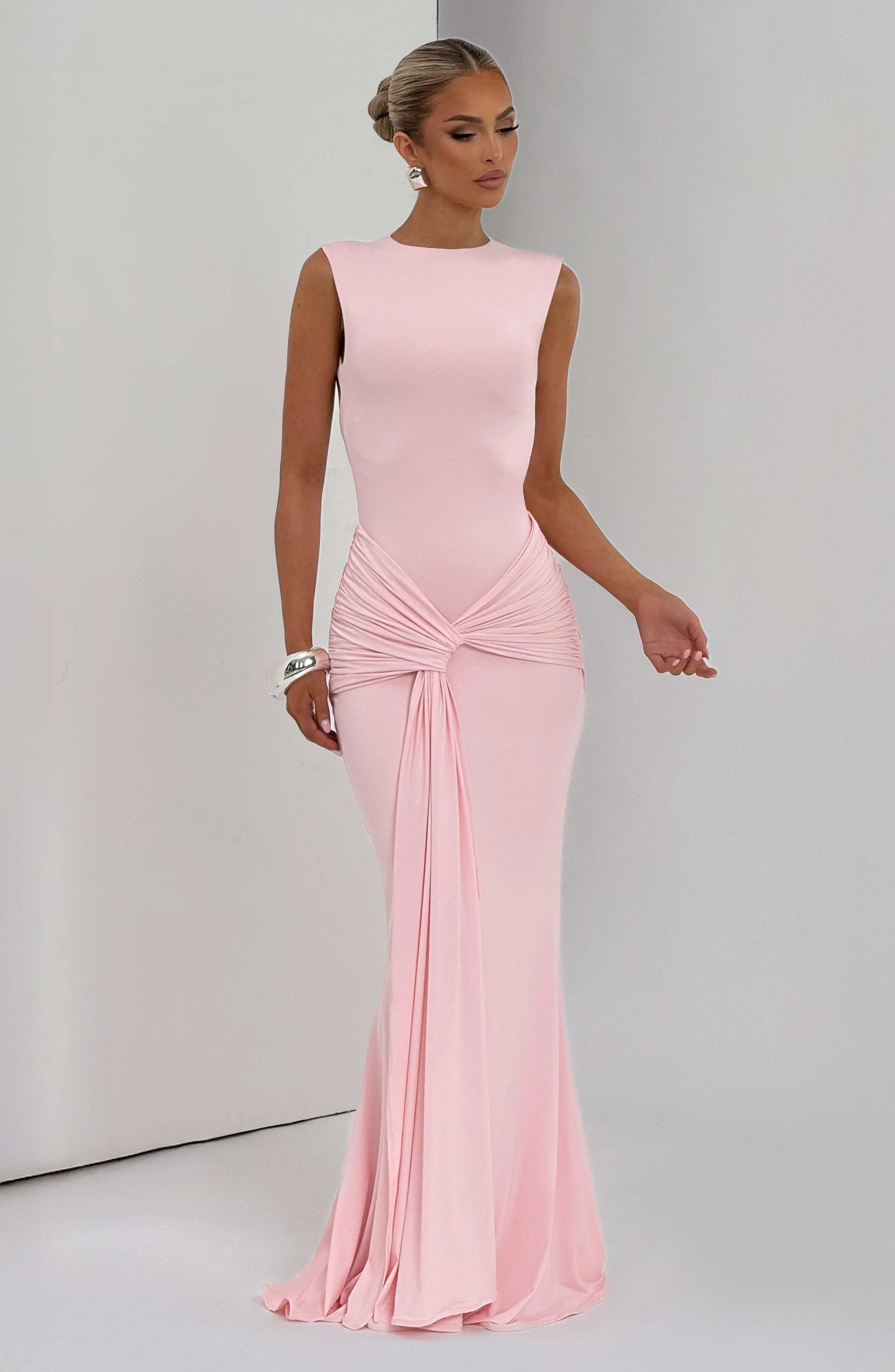 Lorenza Maxi Dress - Blush - Image 8
