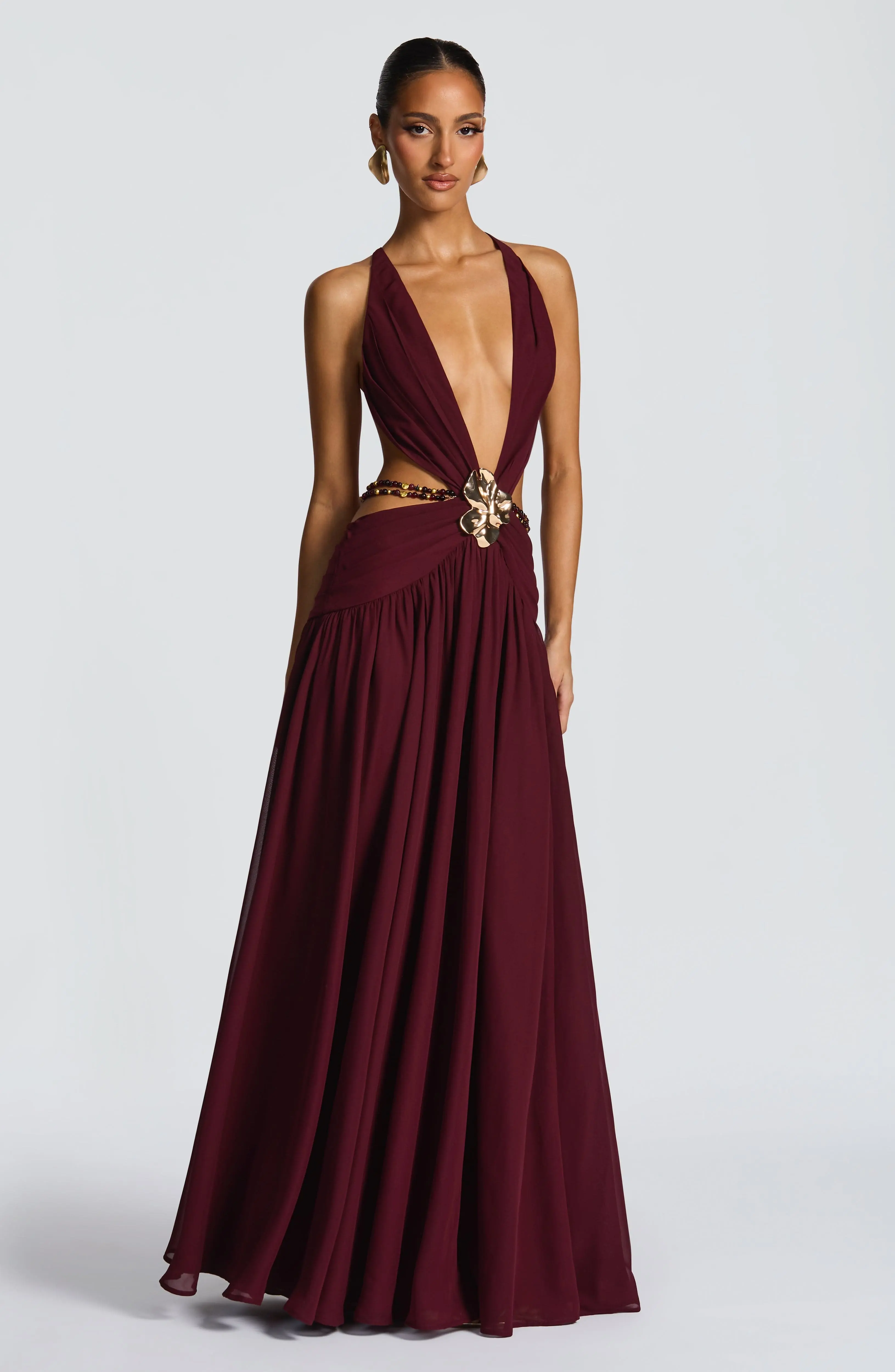 Indianna Maxi Dress - Cherry Lacquer - Image 14