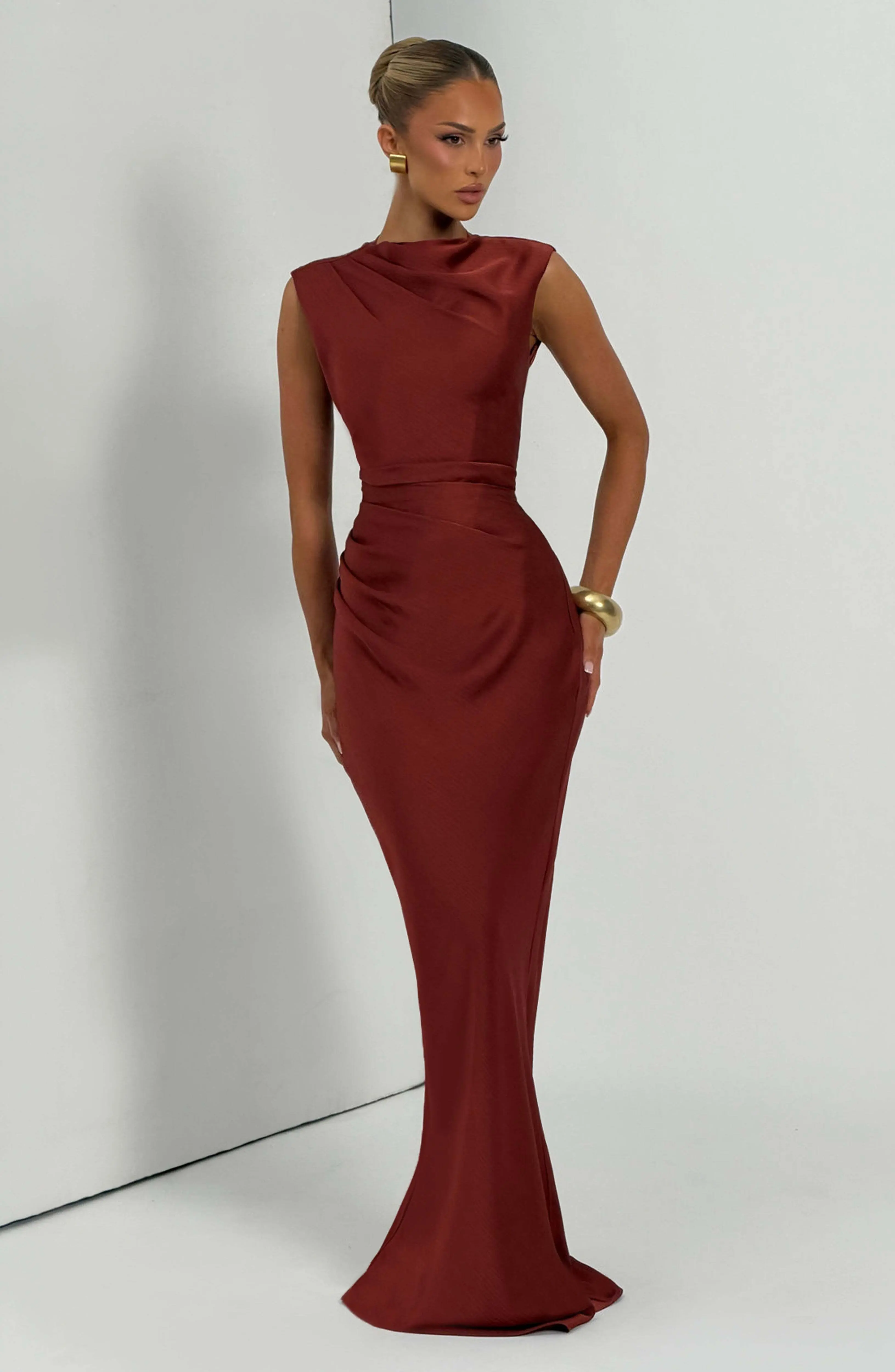 Avielle Maxi Dress - Deep Rust - Image 8