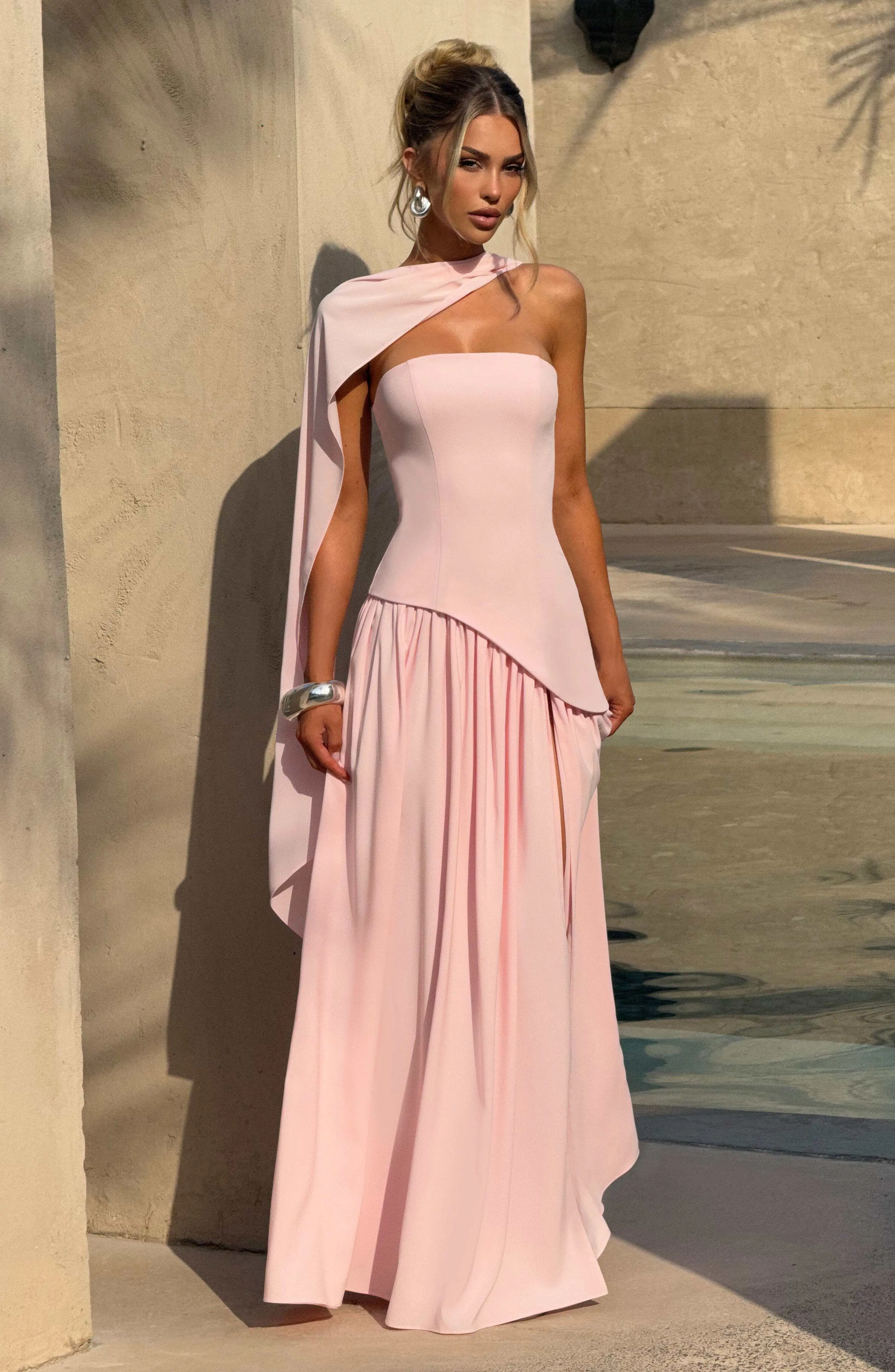 Maliyah Maxi Dress - Blush - Image 14