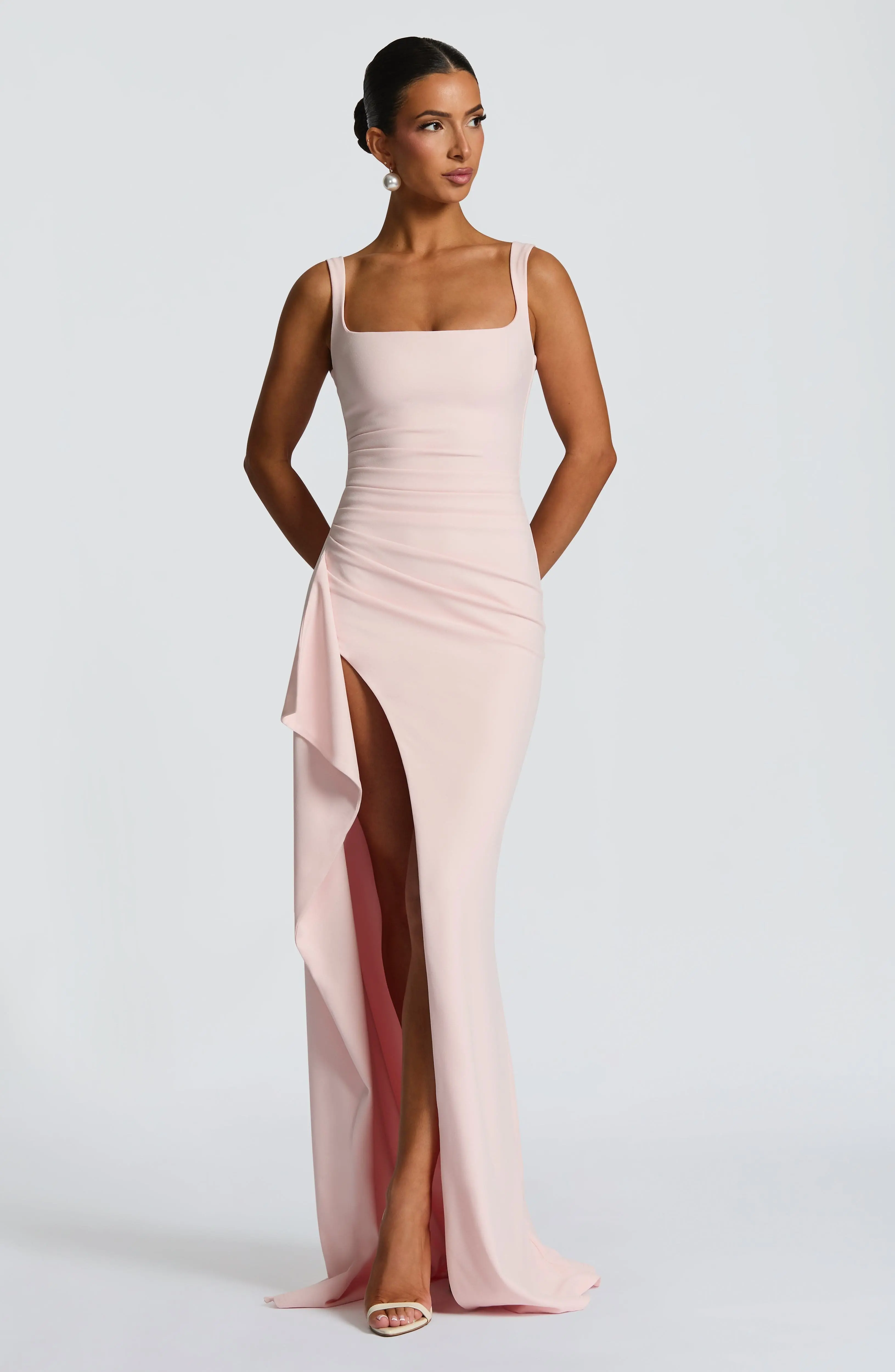 Katana Maxi Dress - Blush - Image 5