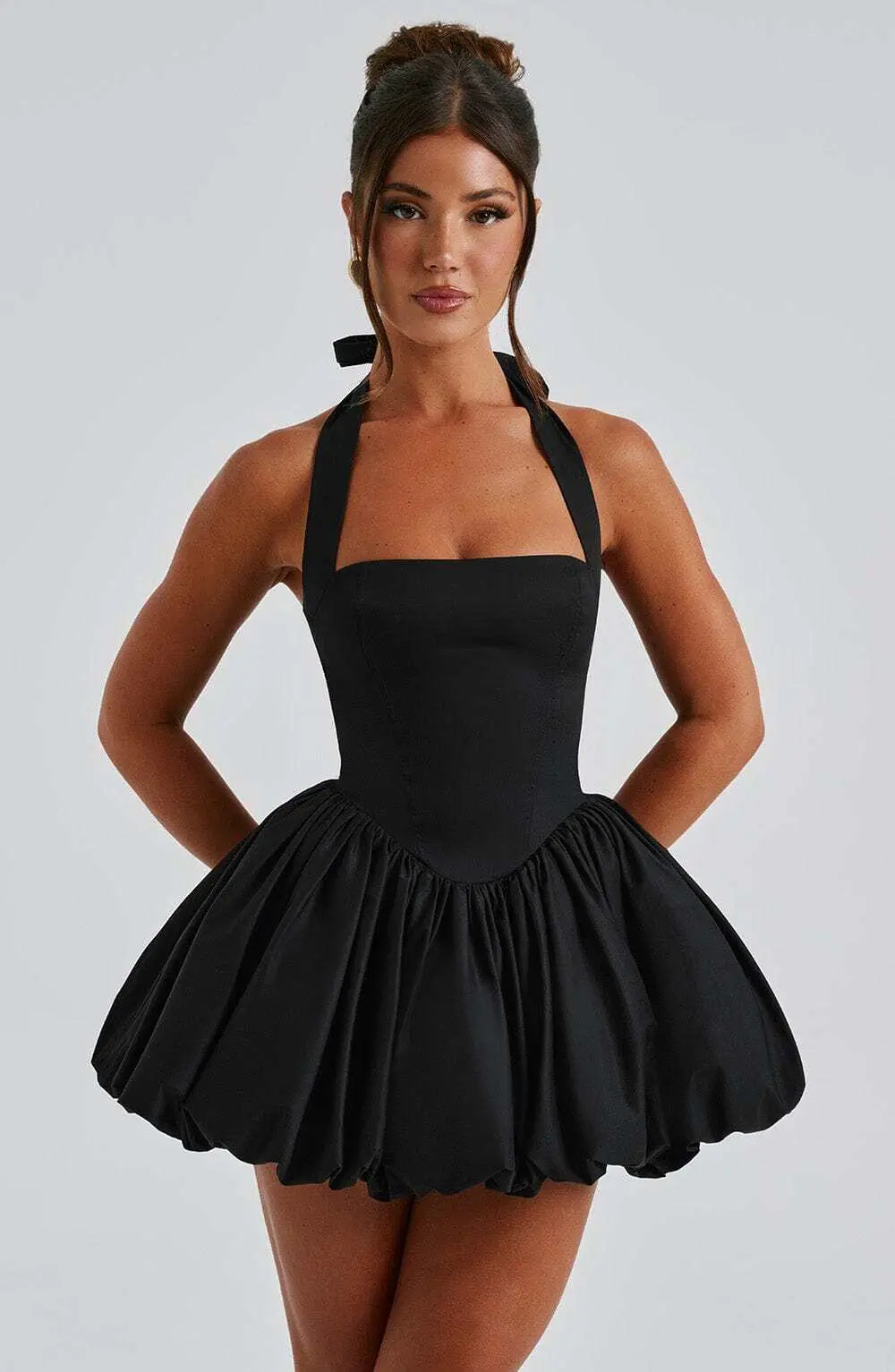 Maricia Mini Dress - Black - Image 7