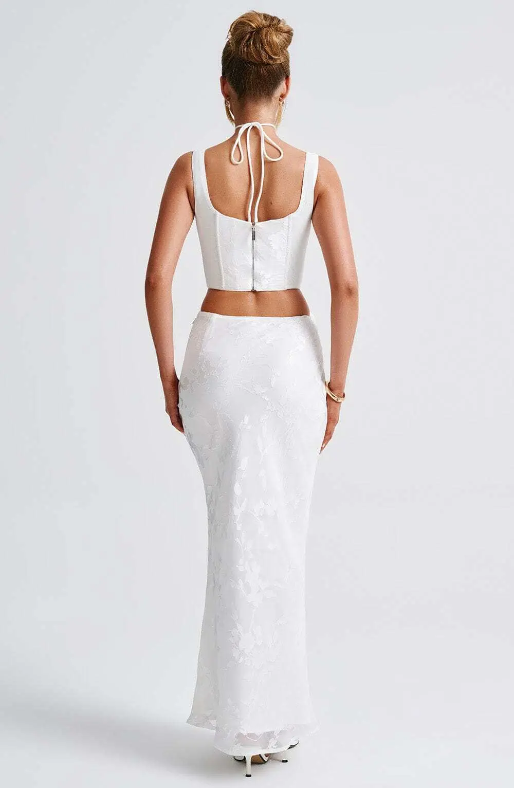 Elizabeth Maxi Skirt - Ivory - Image 2