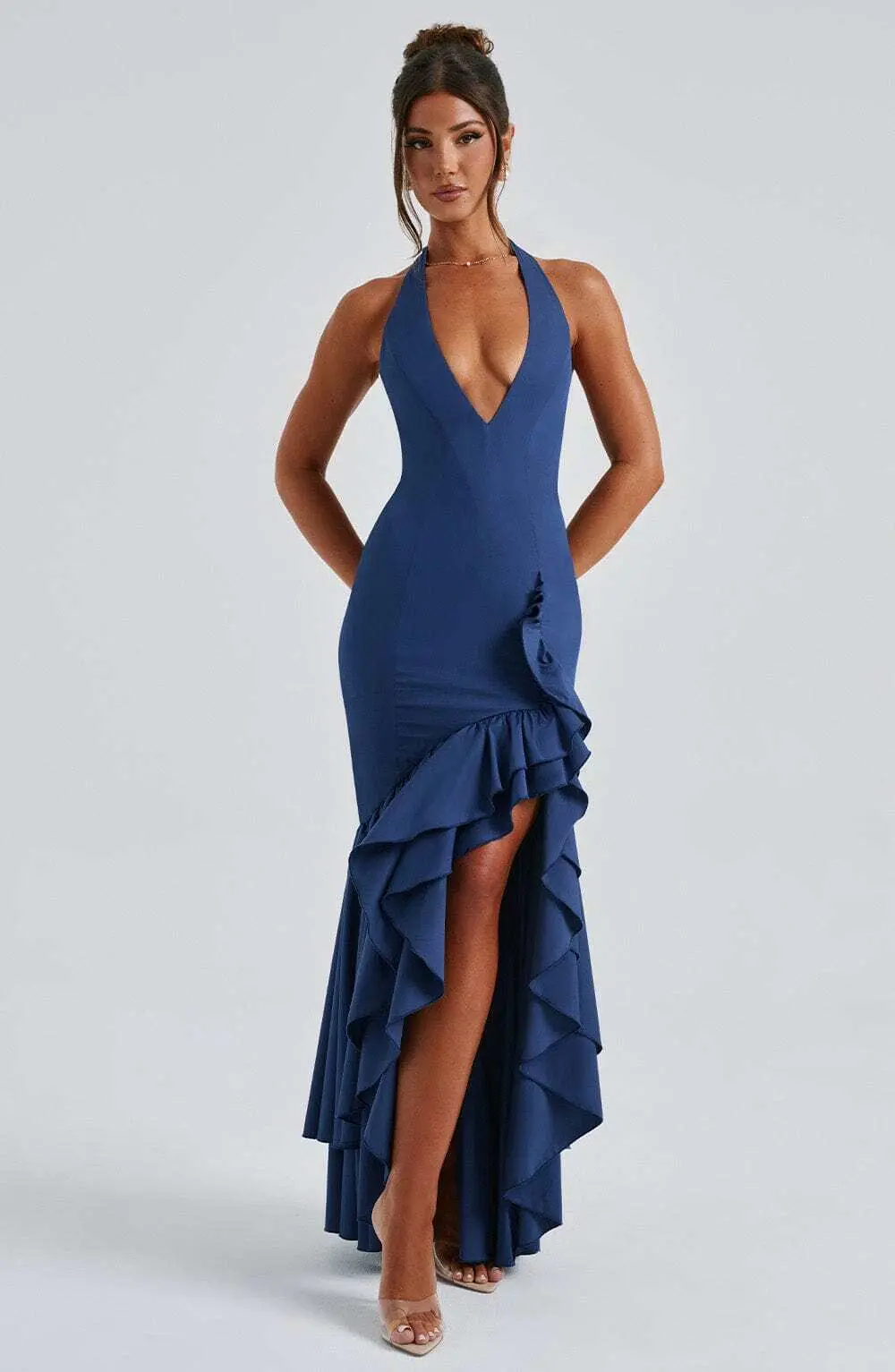 Veronique Maxi Dress - Navy - Image 8
