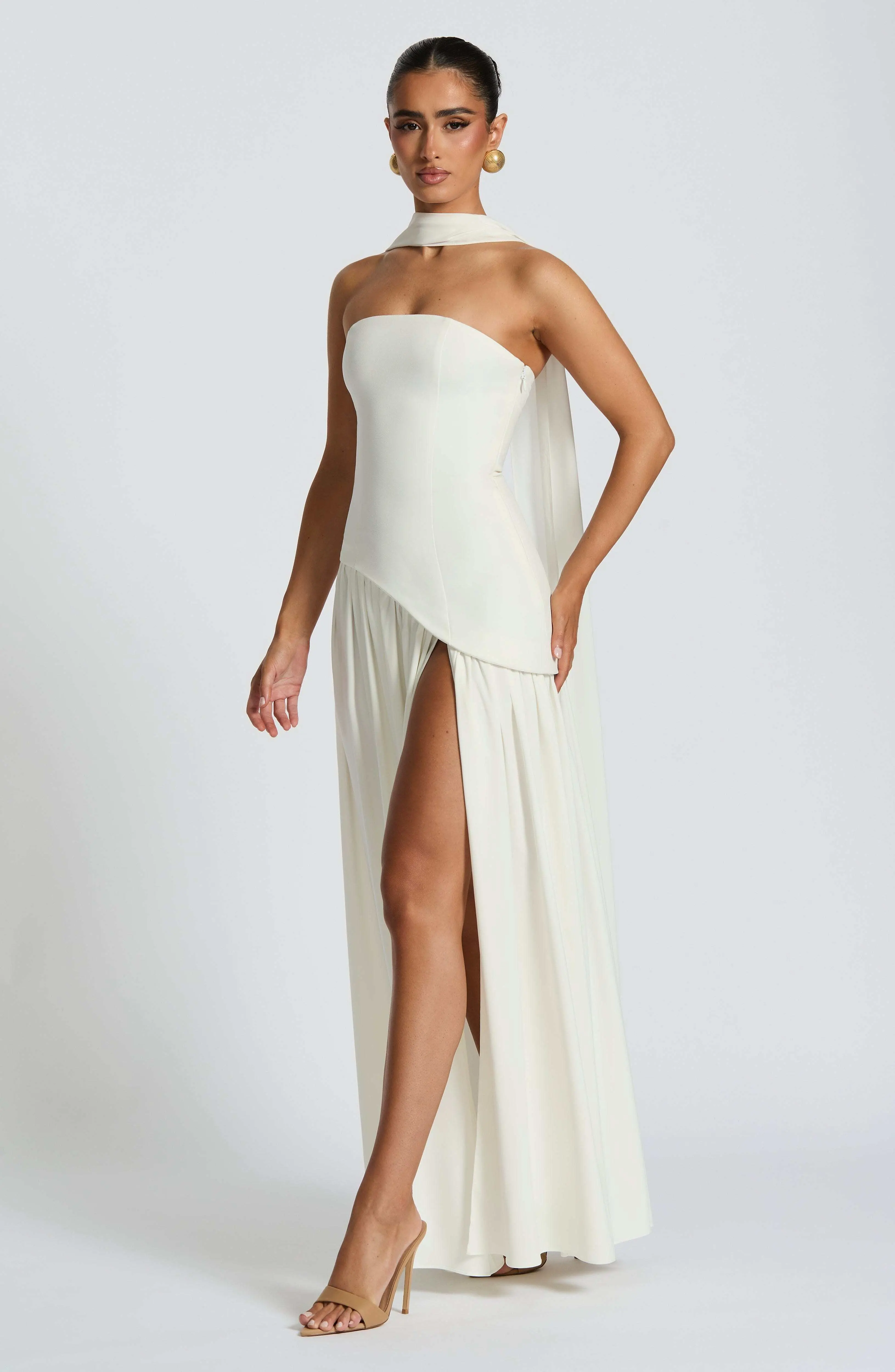Maliyah Maxi Dress - Ivory - Image 5