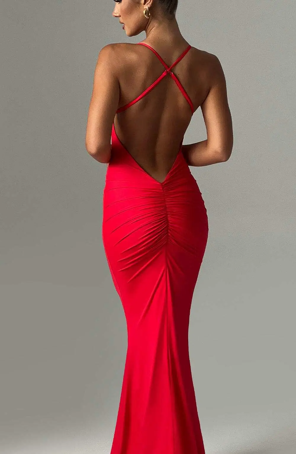 Zelda Maxi Dress - Red - Image 2