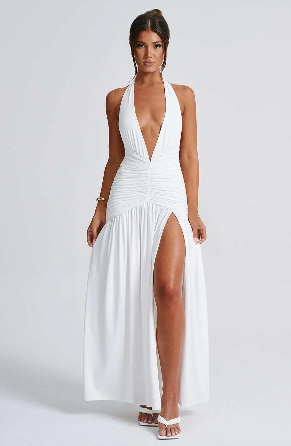 Melania Maxi Dress - White - Image 13