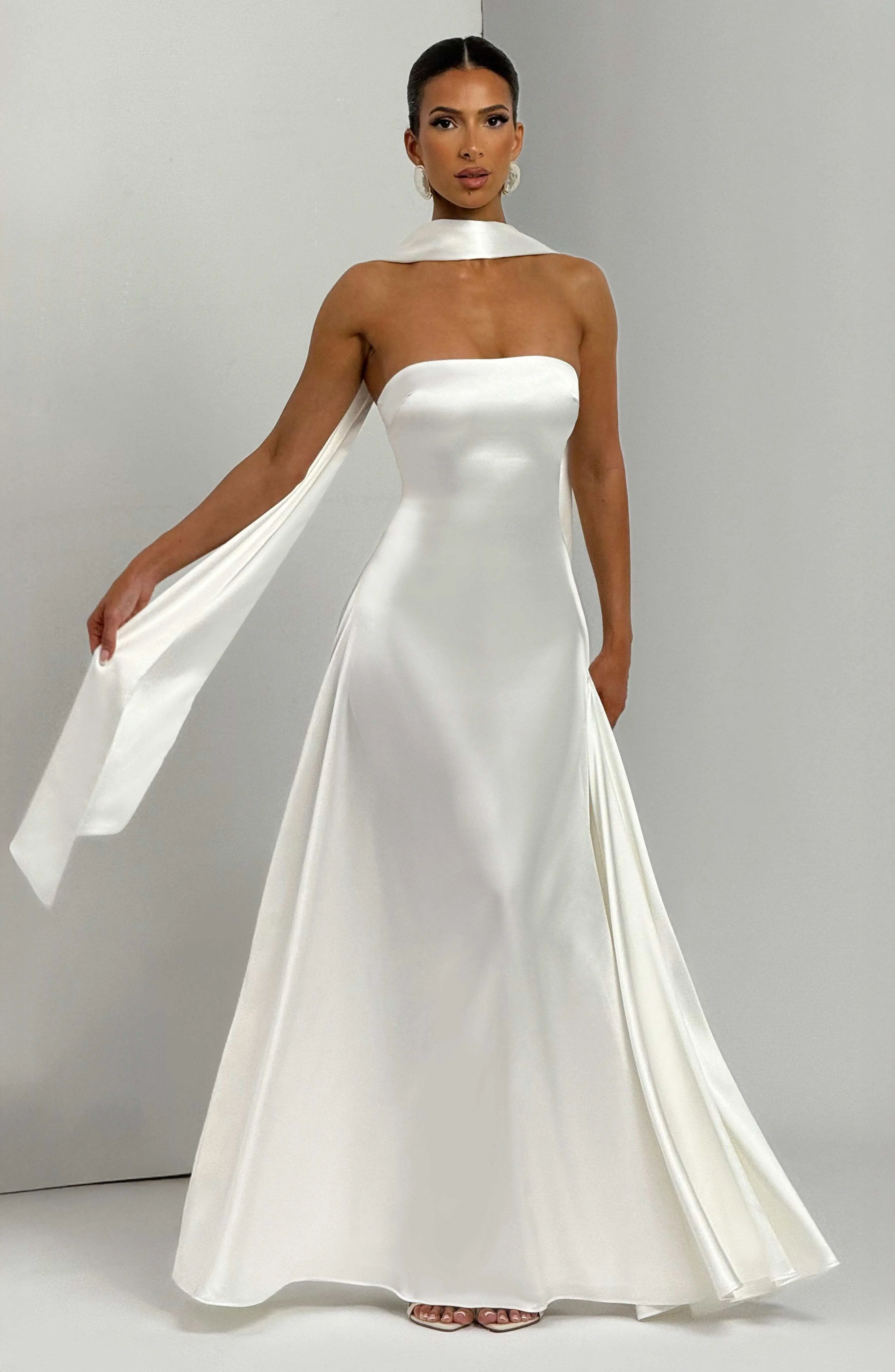 Morven Maxi Dress - Ivory - Image 4