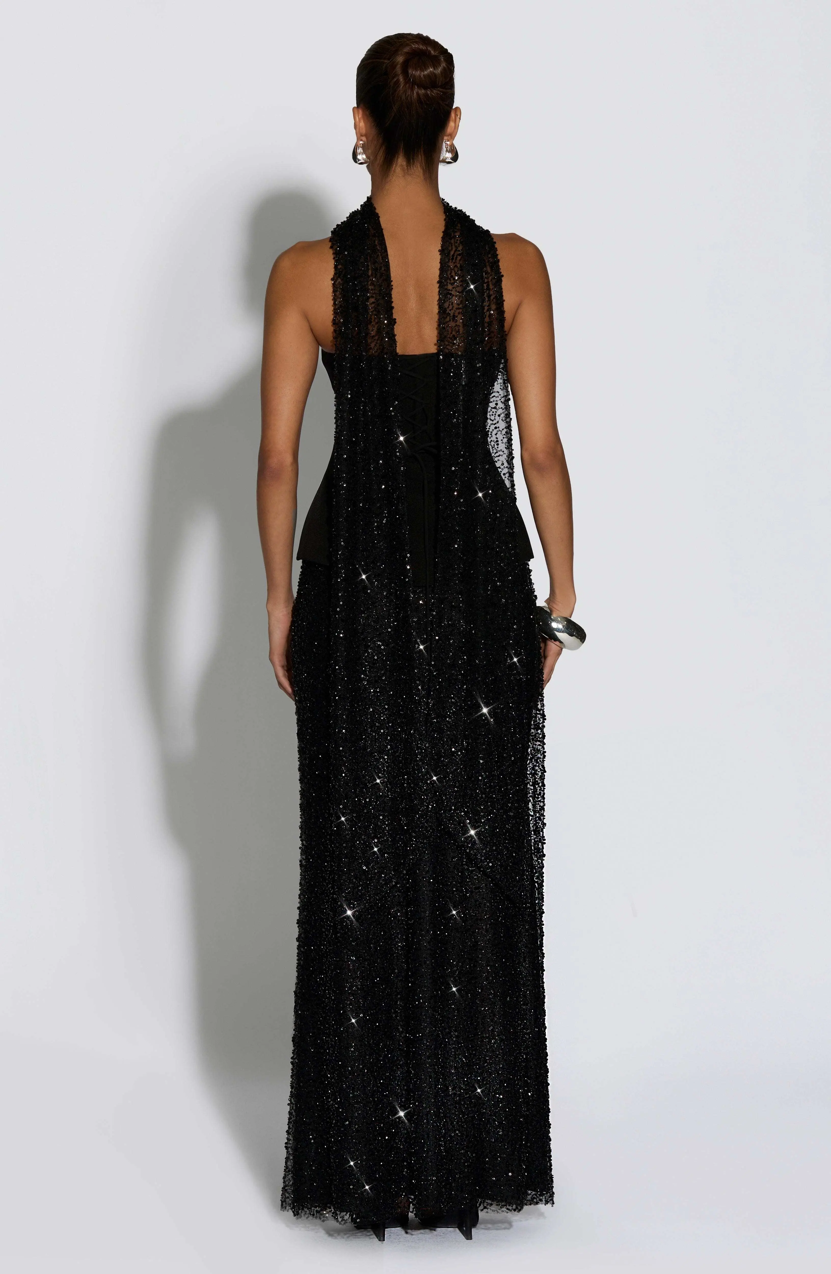 Allaire Maxi Skirt - Black - Image 3