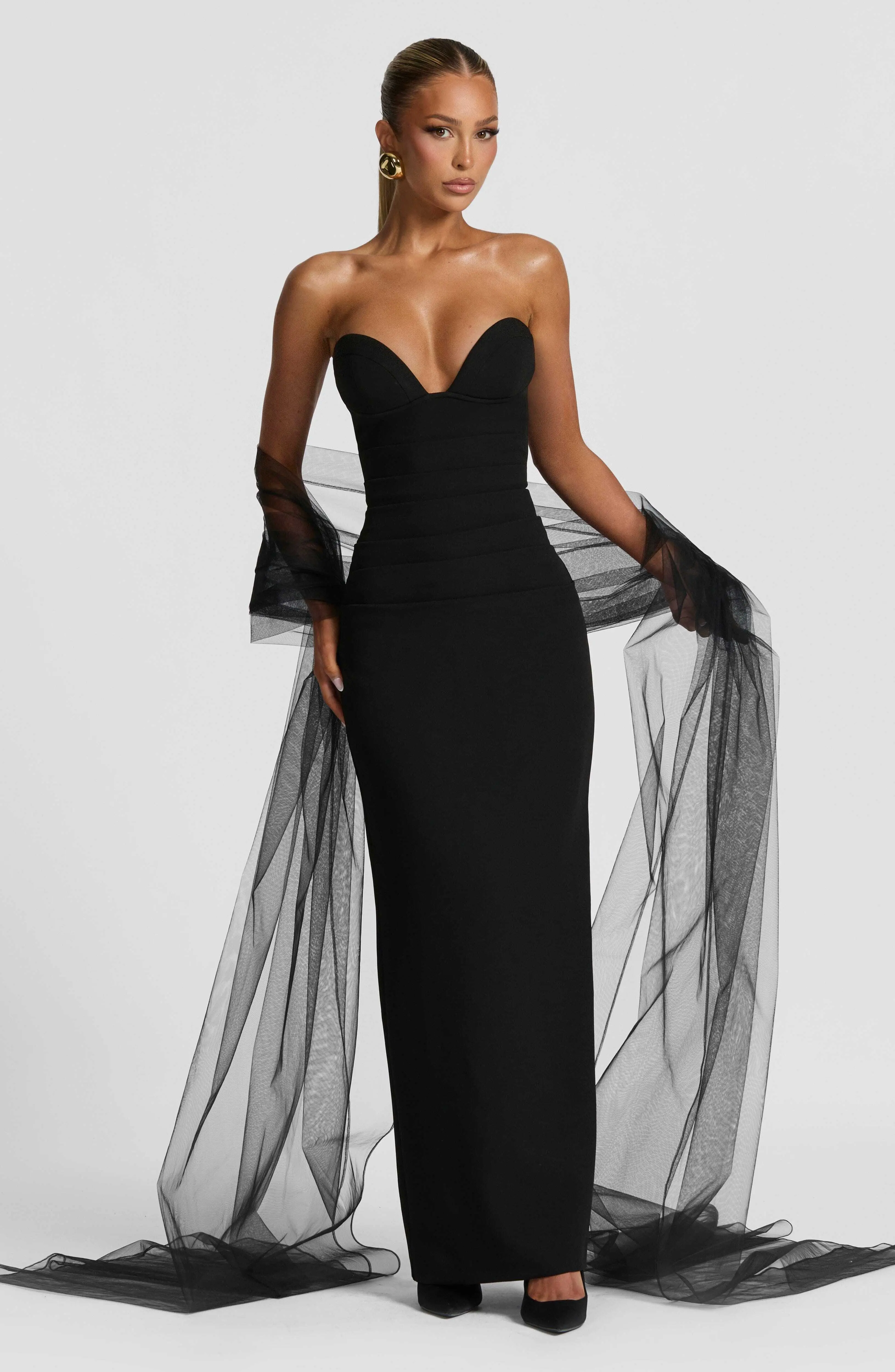 Lindsey Maxi Dress - Black - Image 2