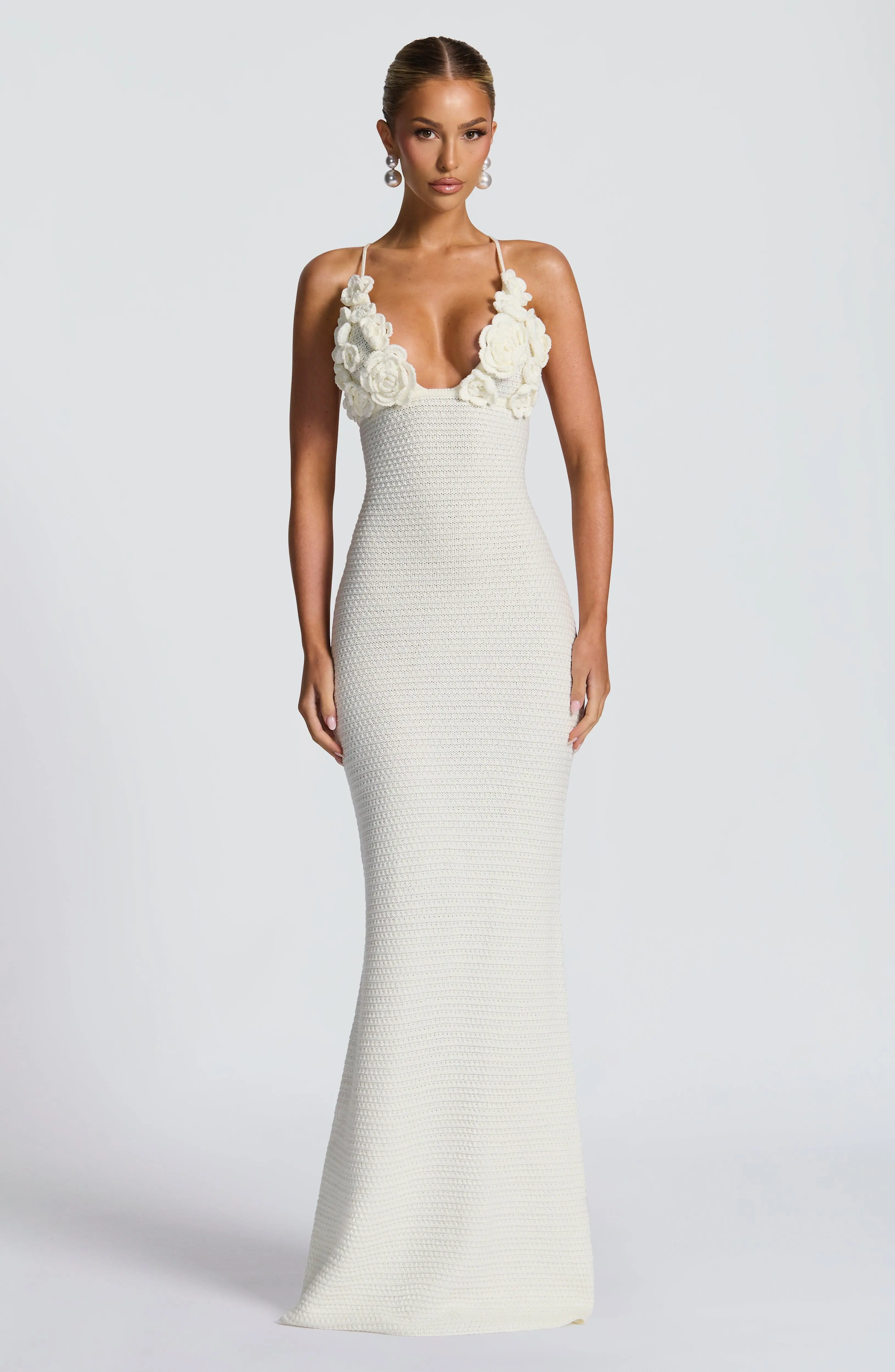 Celaena Maxi Dress - Ivory - Image 6