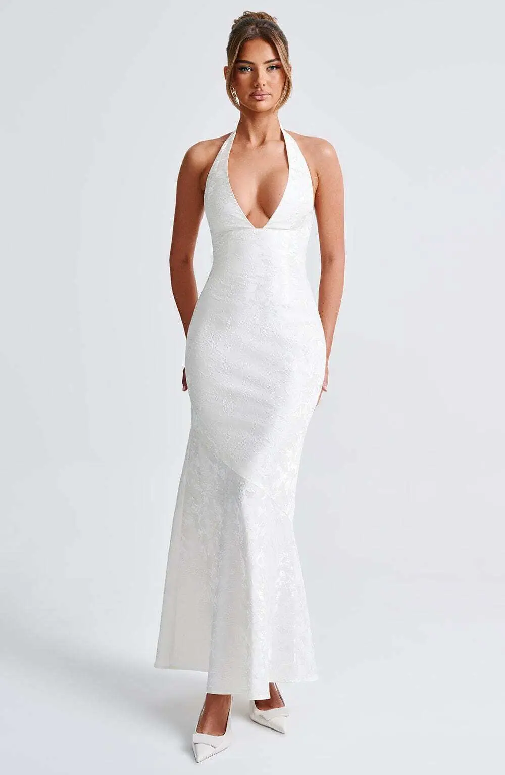 Josephine Maxi Dress - Ivory - Image 10