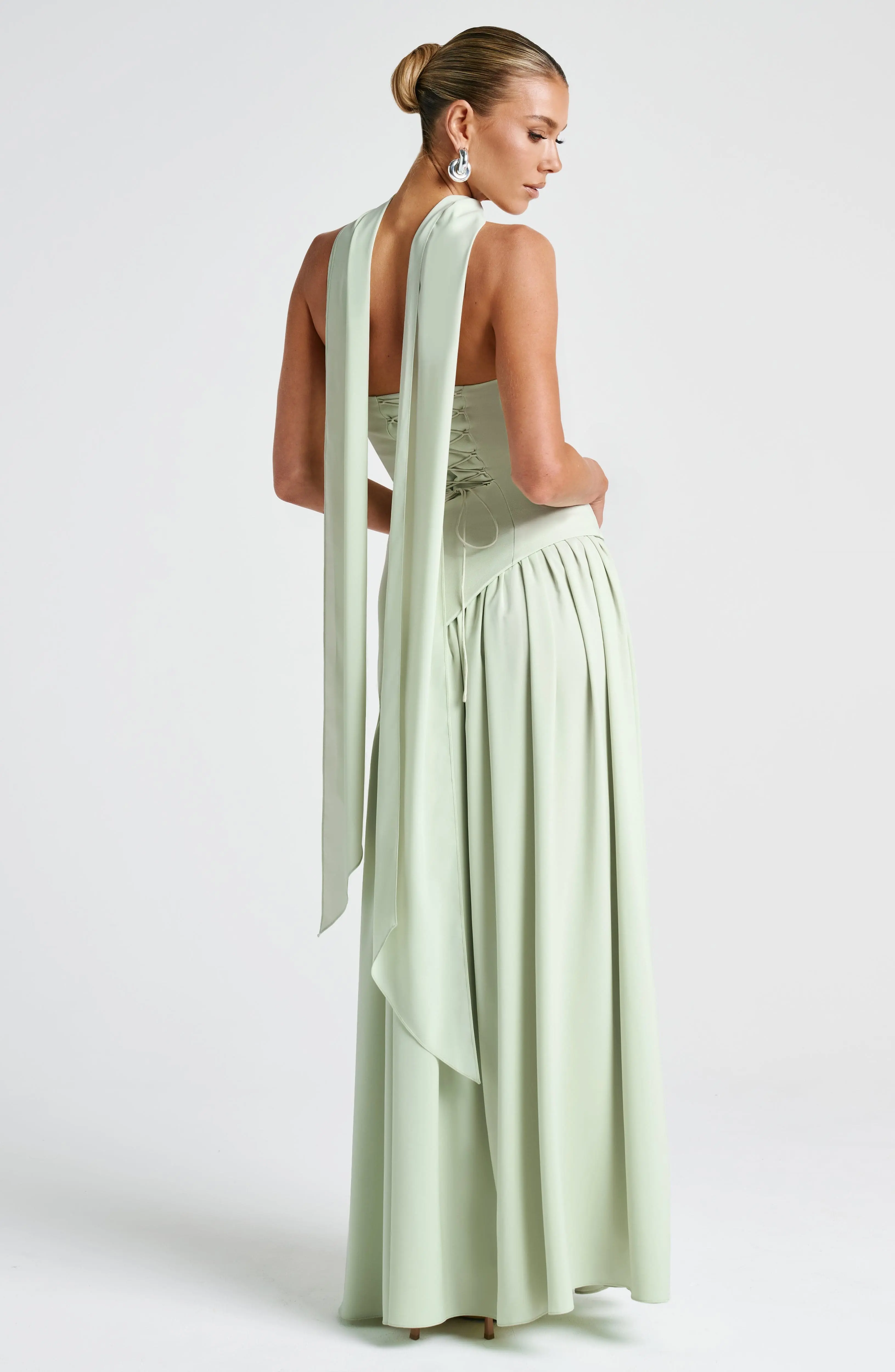 Maliyah Maxi Dress - Mint - Image 4