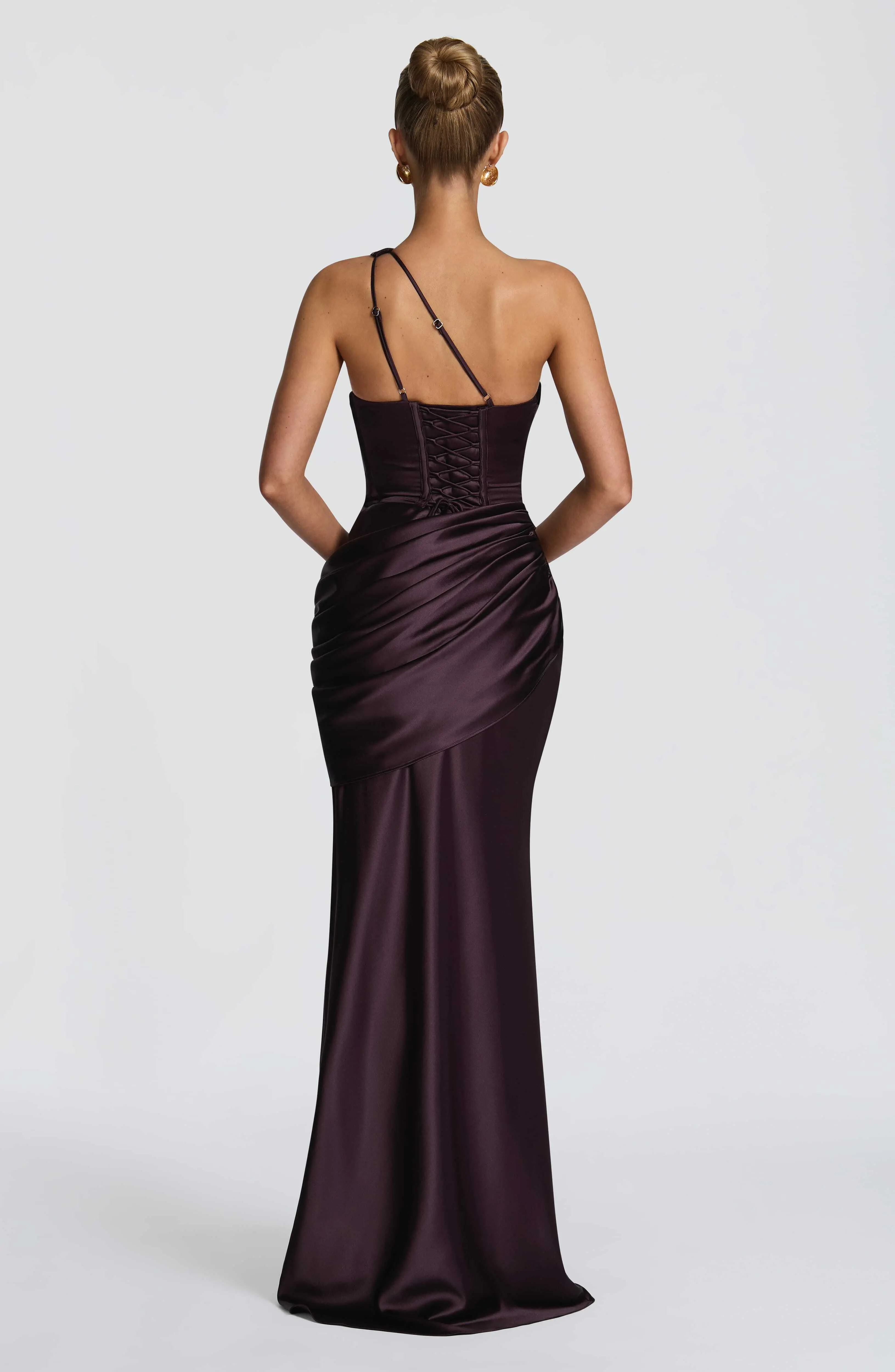Emina Maxi Dress - Plum - Image 2