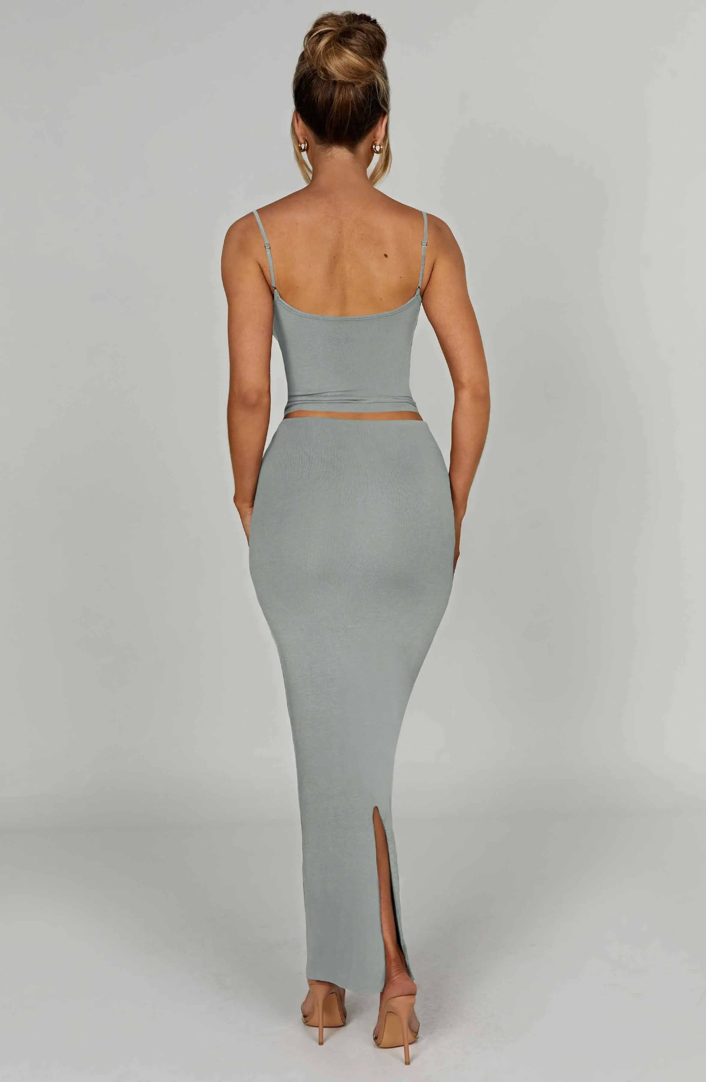 Yazmin Maxi Skirt - Steel - Image 2