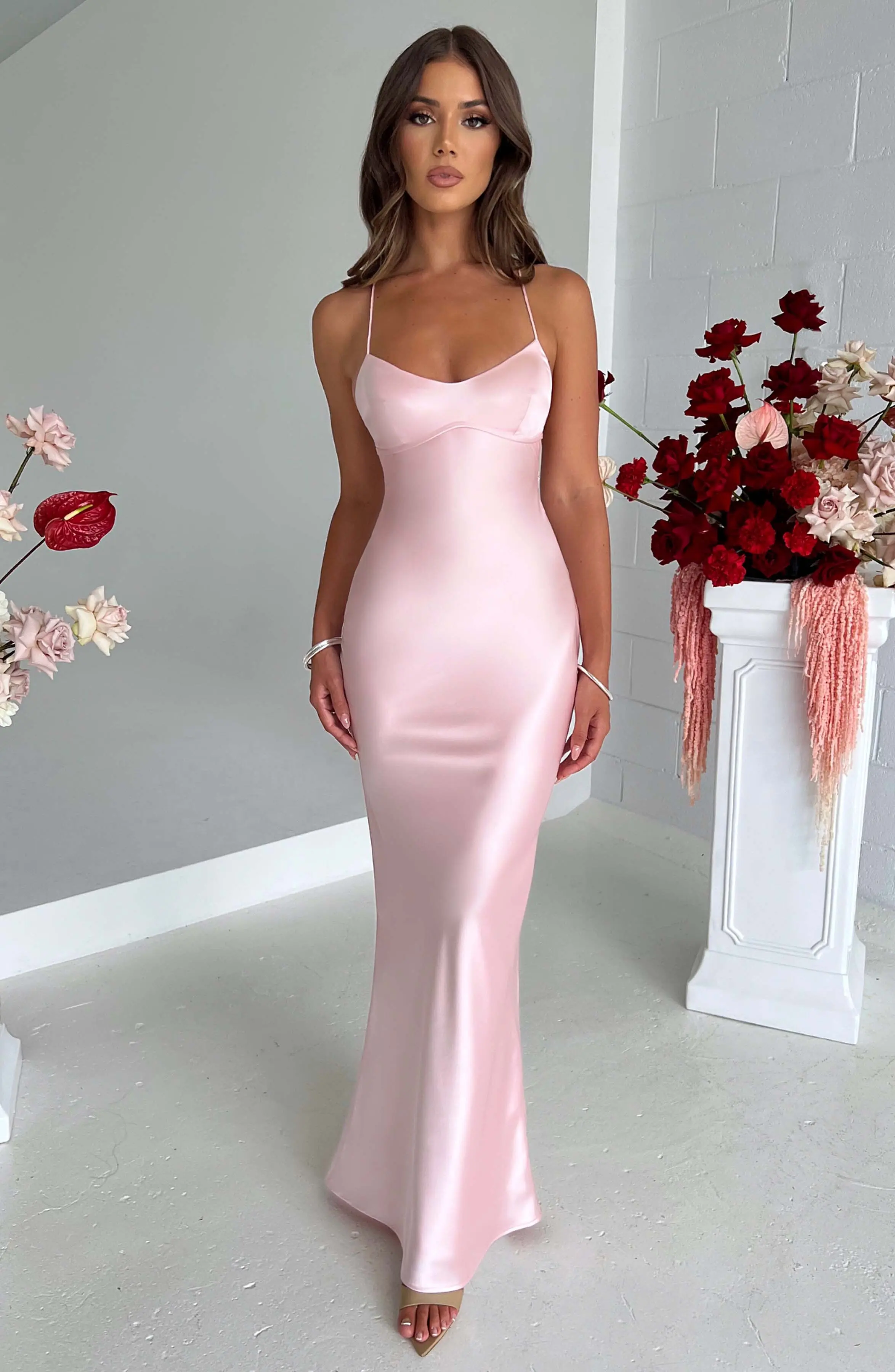 Malika Maxi Dress - Blush - Image 3
