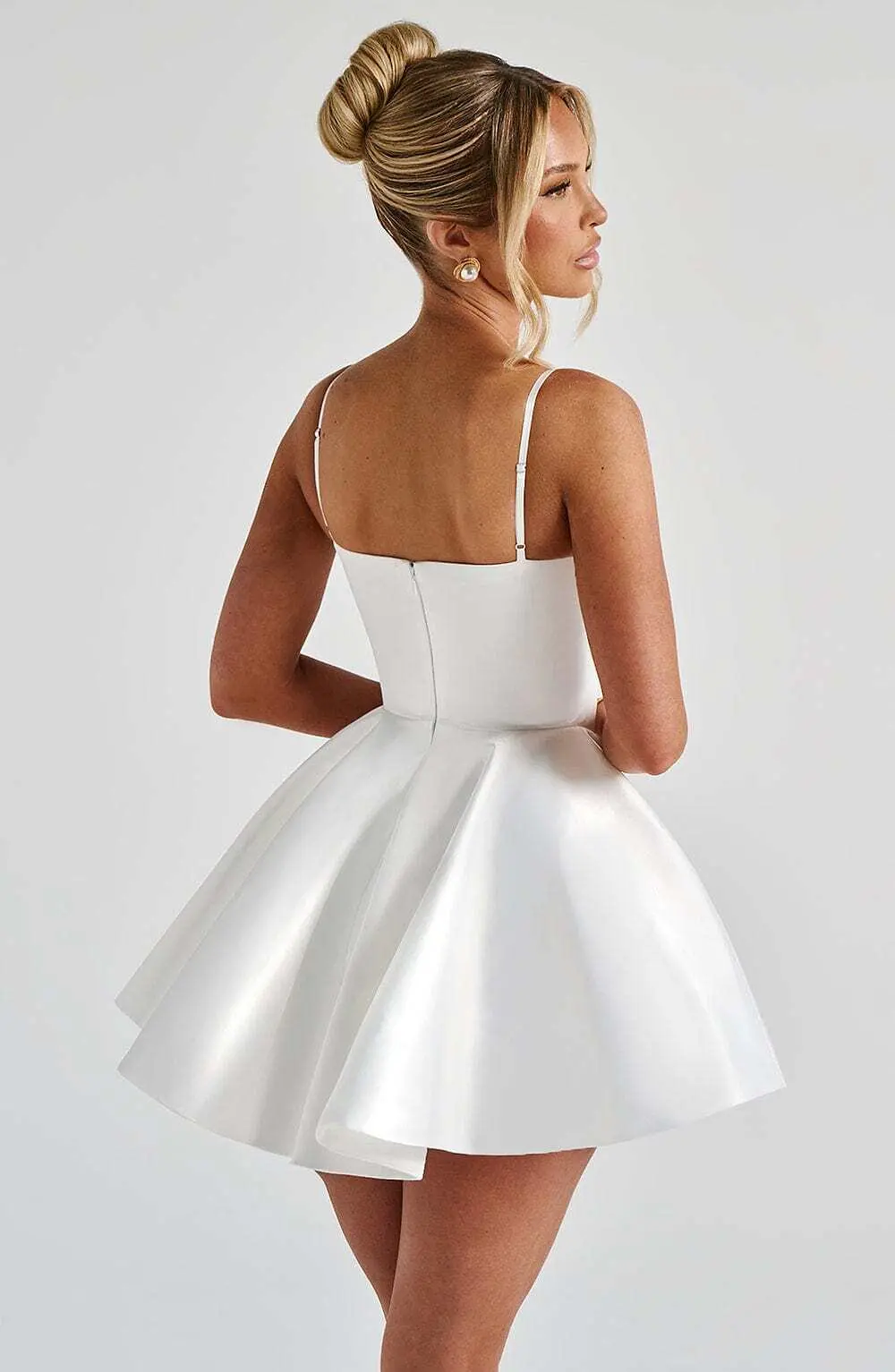 Poppy Mini Dress - Ivory - Image 5