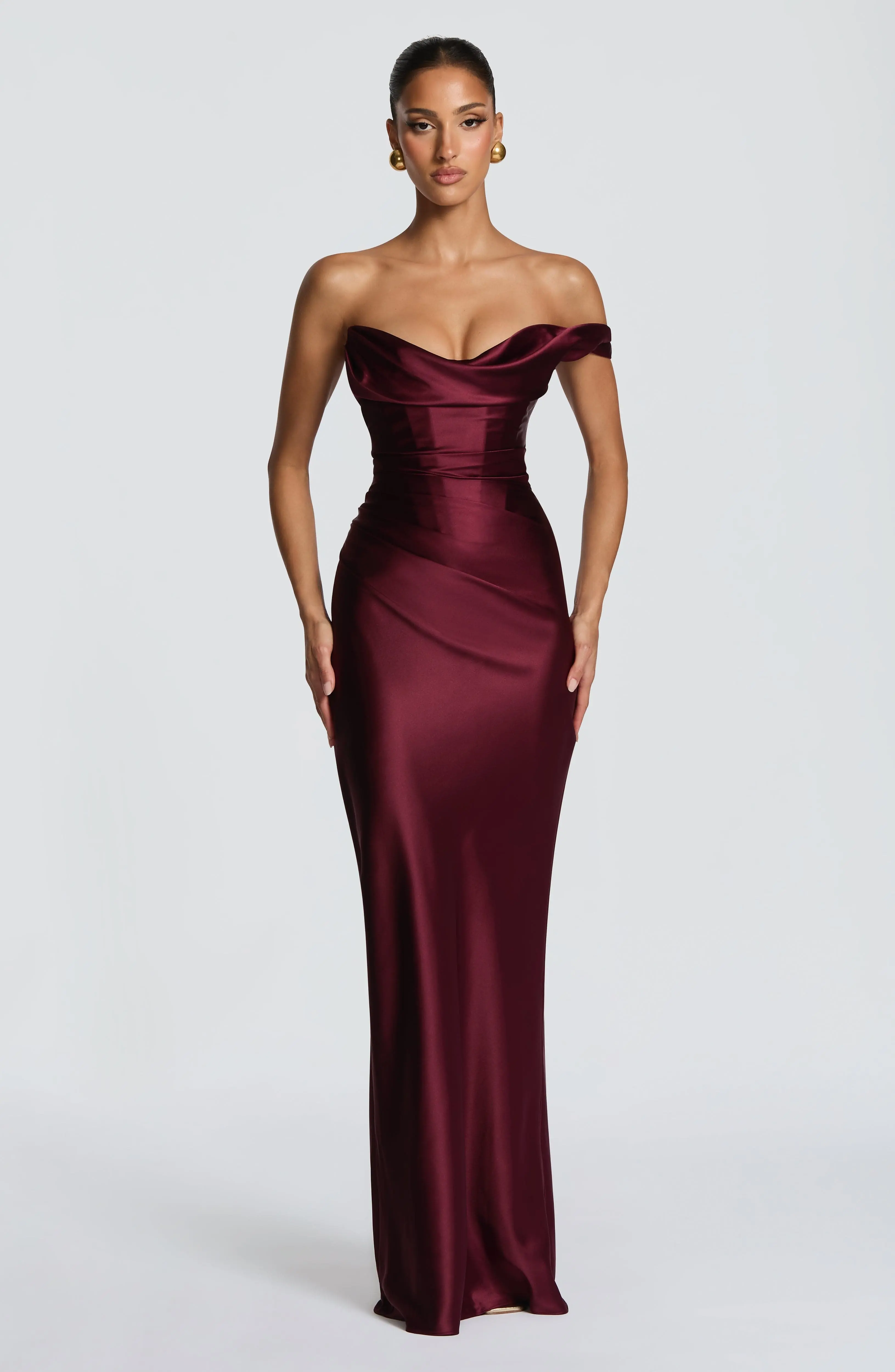 Thalassa Maxi Dress - Cherry Lacquer - Image 2
