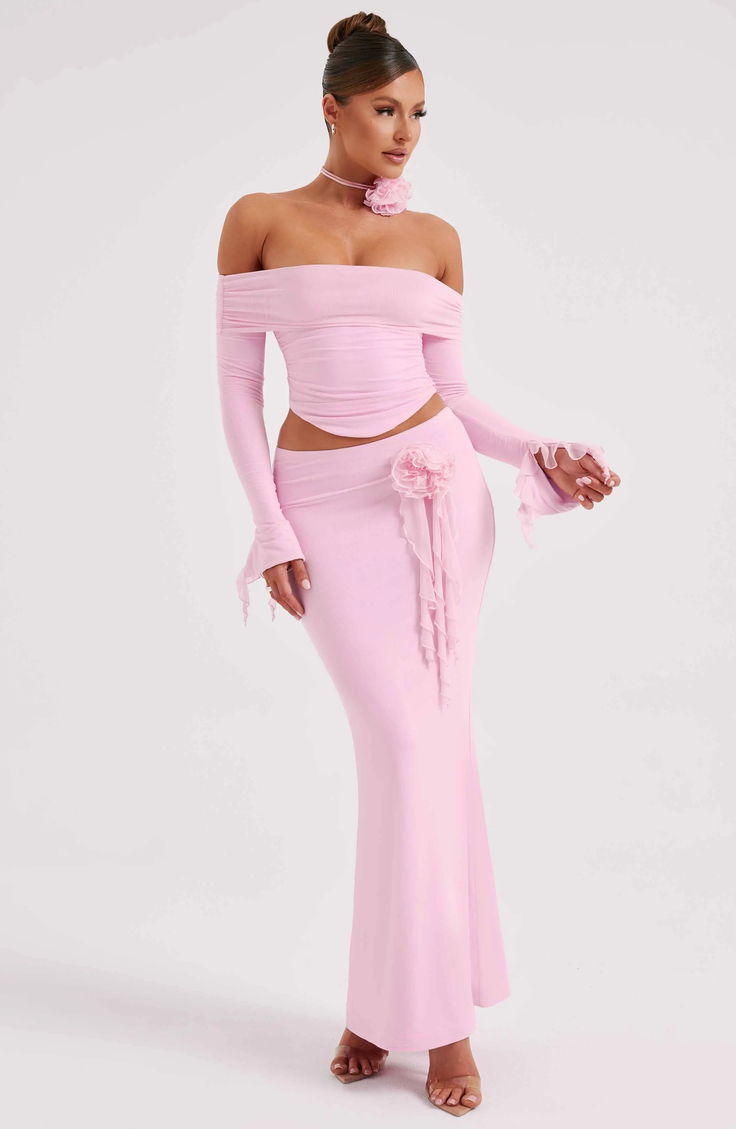 Deema Maxi Skirt - Pink - Image 13