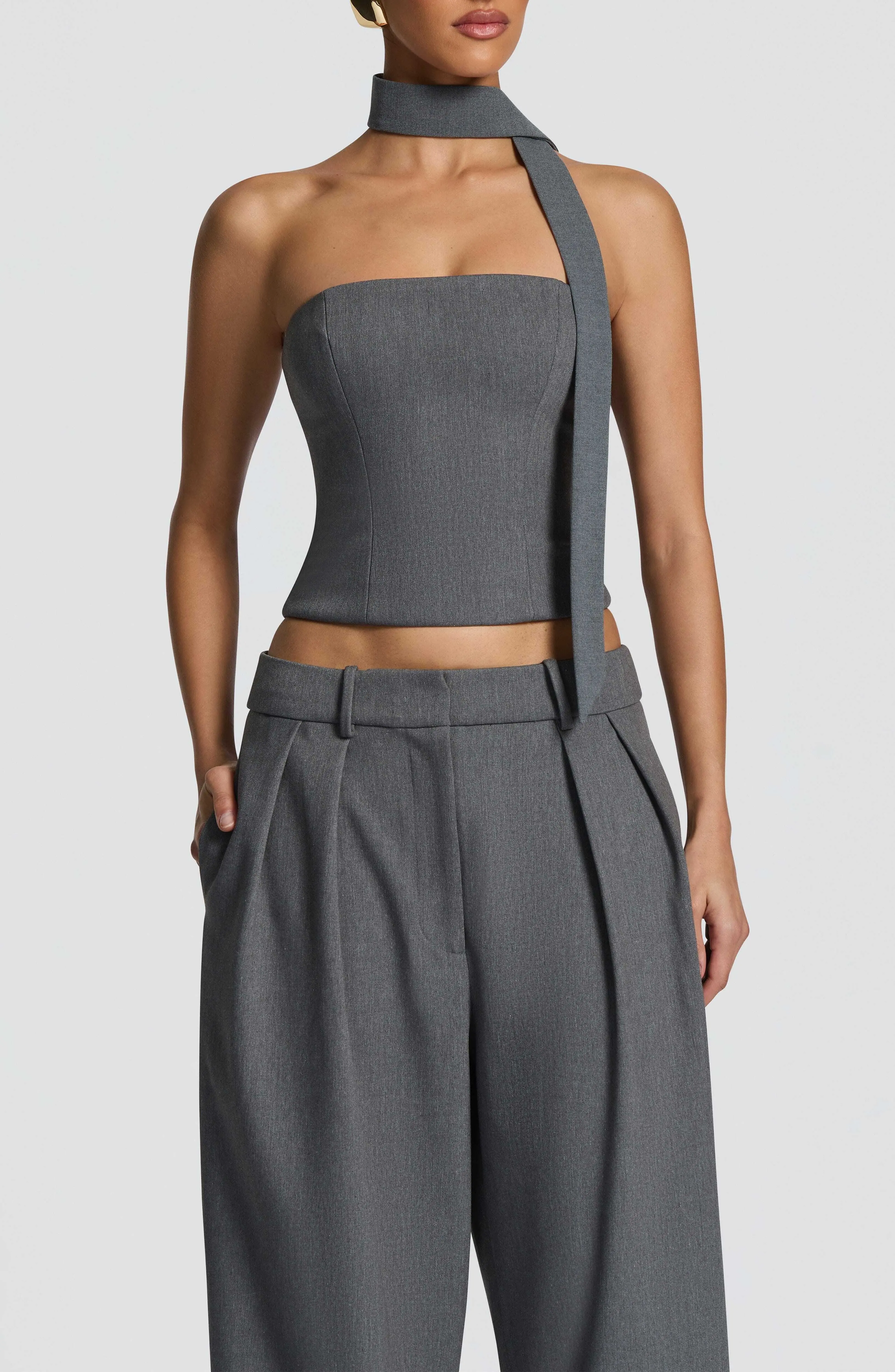 Vinnie Scarf - Grey Marl