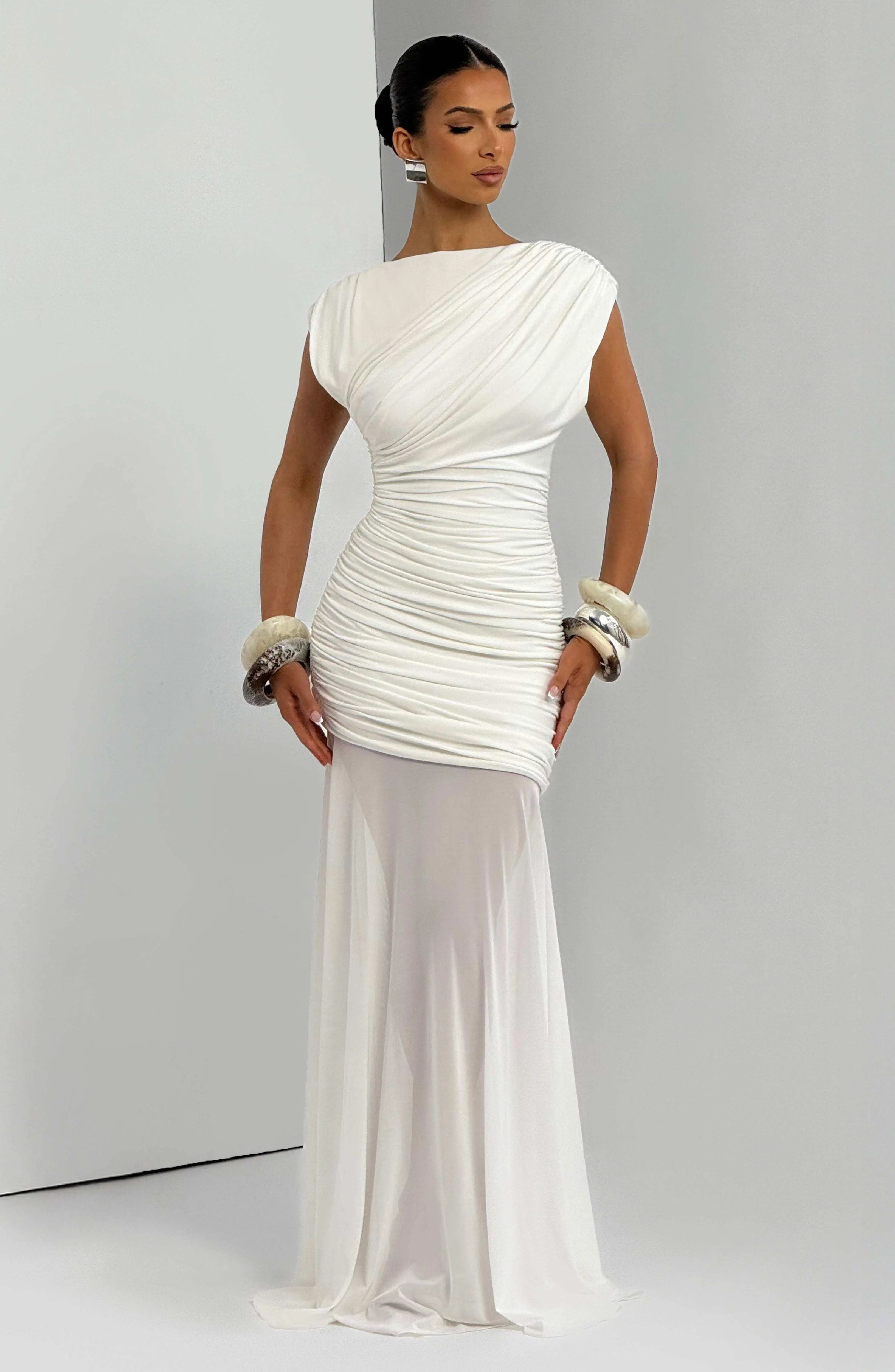 Demelza Maxi Dress - Ivory - Image 4