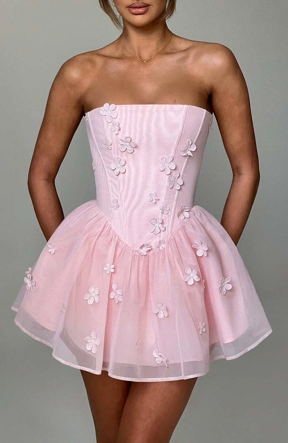 Justina Playsuit - Blush - Image 2
