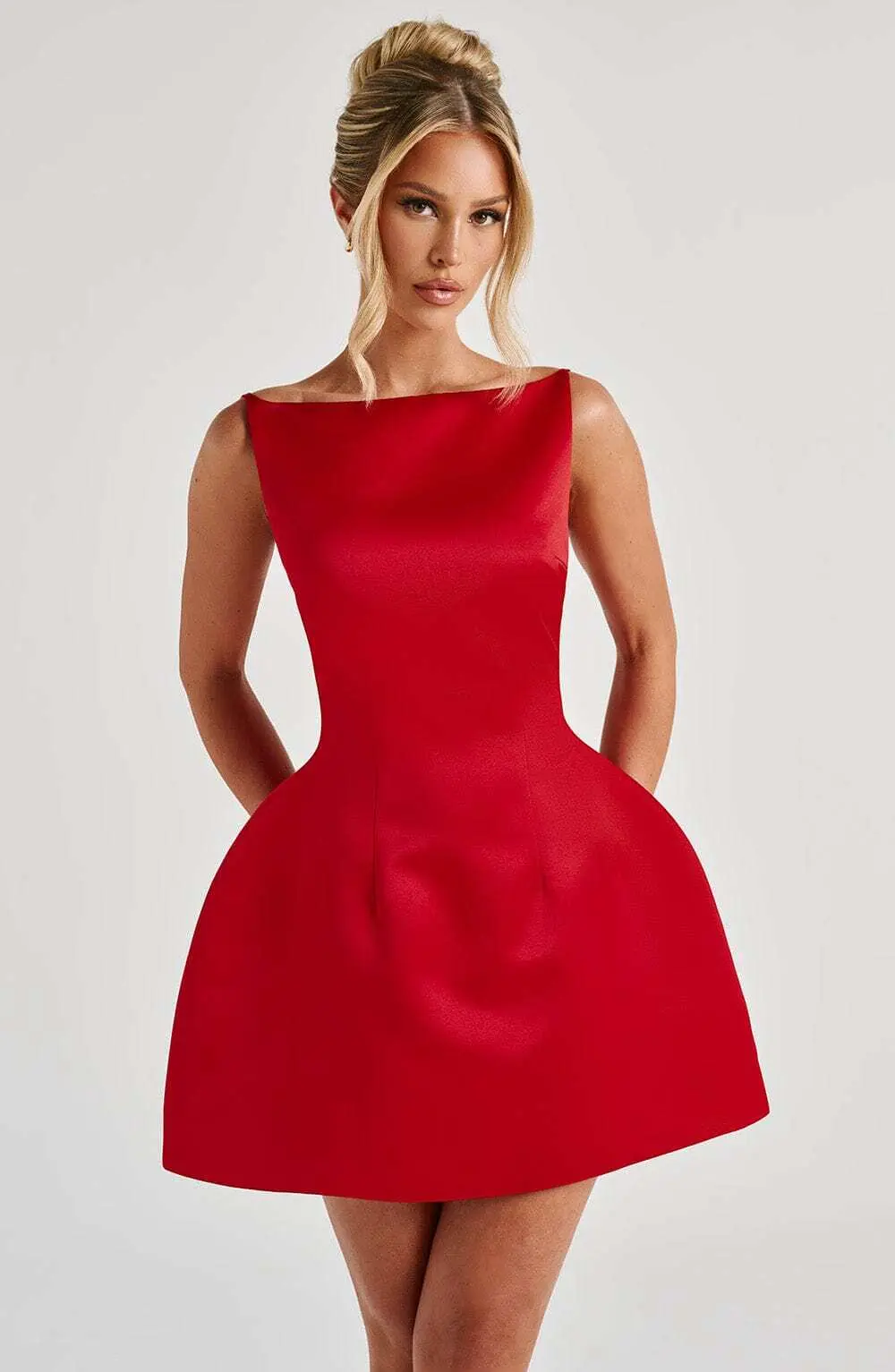 Tate Mini Dress - Red - Image 2
