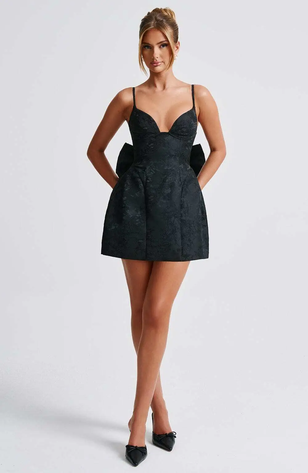 Zoella Mini Dress - Black - Image 7