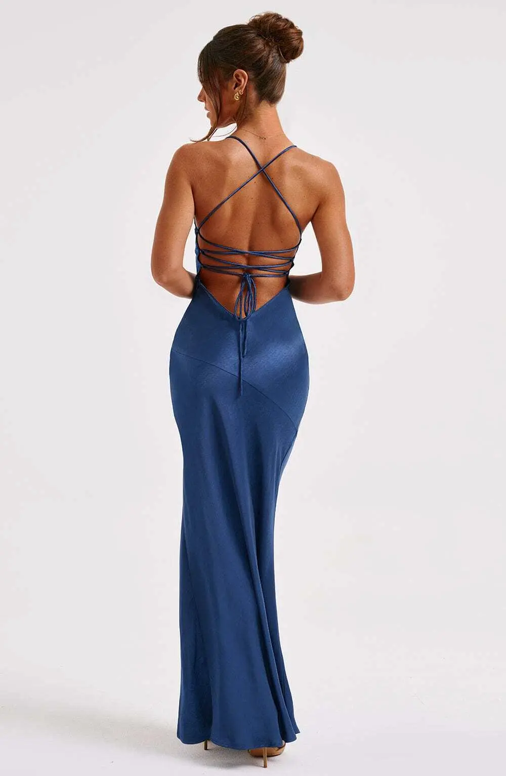 Isobel Maxi Dress - Navy - Image 6