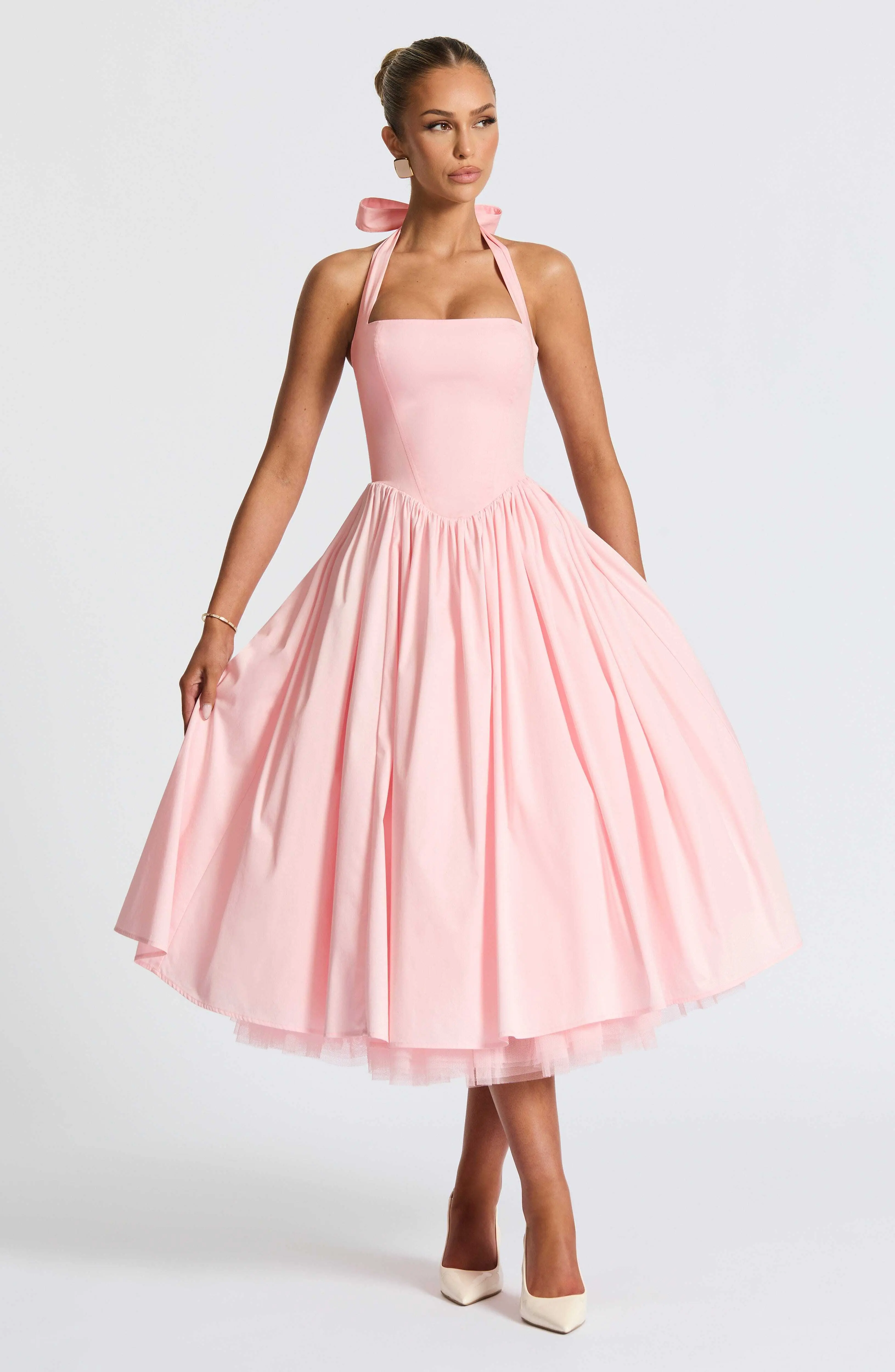 Cressida Midi Dress - Blush