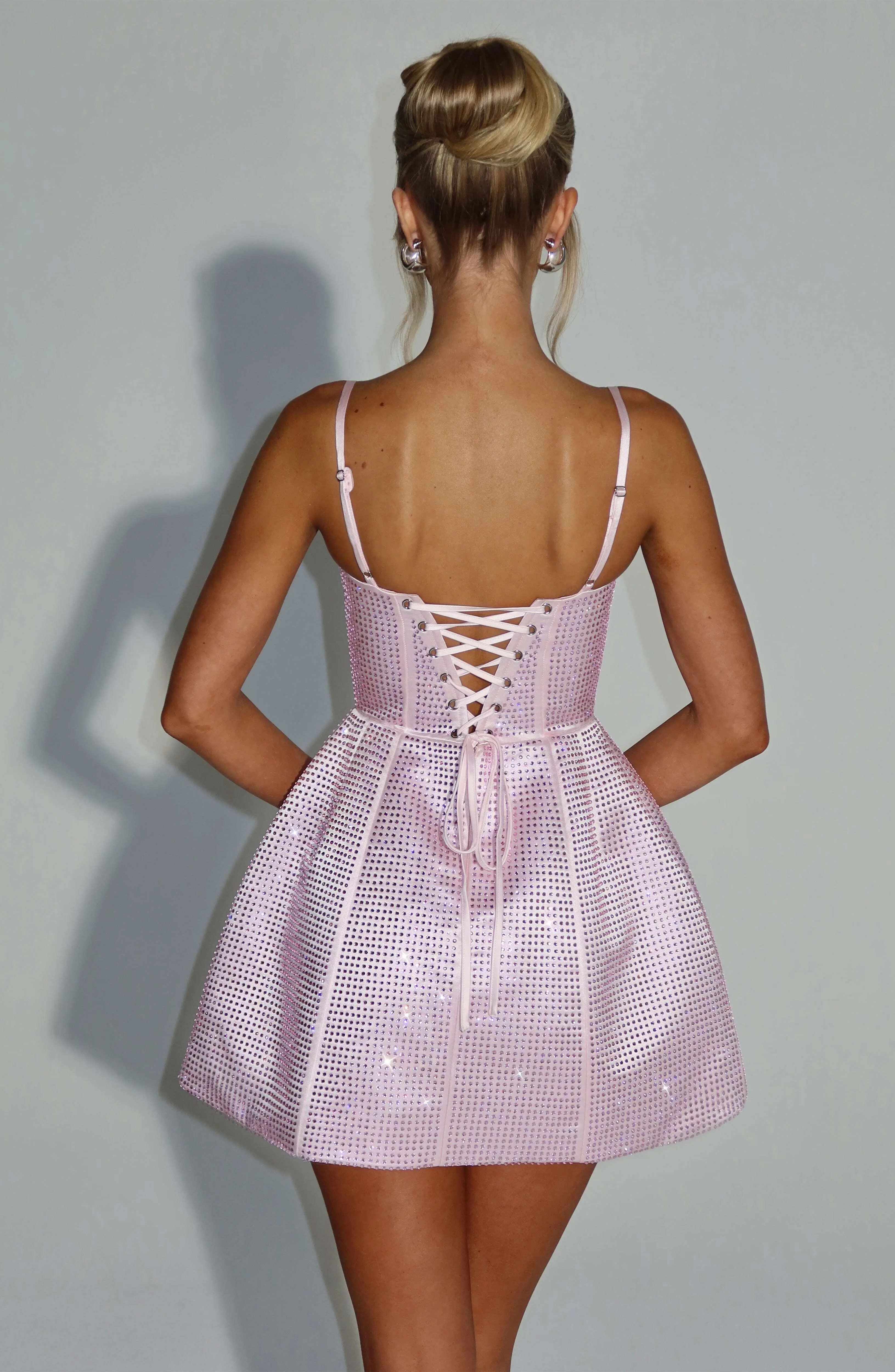 Emma Mini Dress - Blush - Image 2
