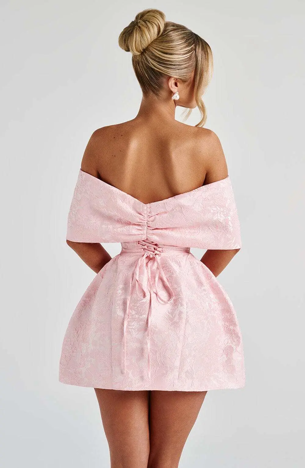 Raquel Mini Dress - Blush - Image 3