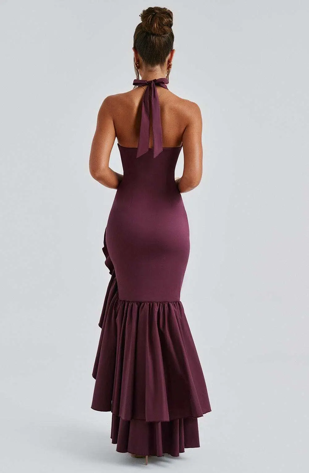 Veronique Maxi Dress - Cherry Lacquer - Image 3
