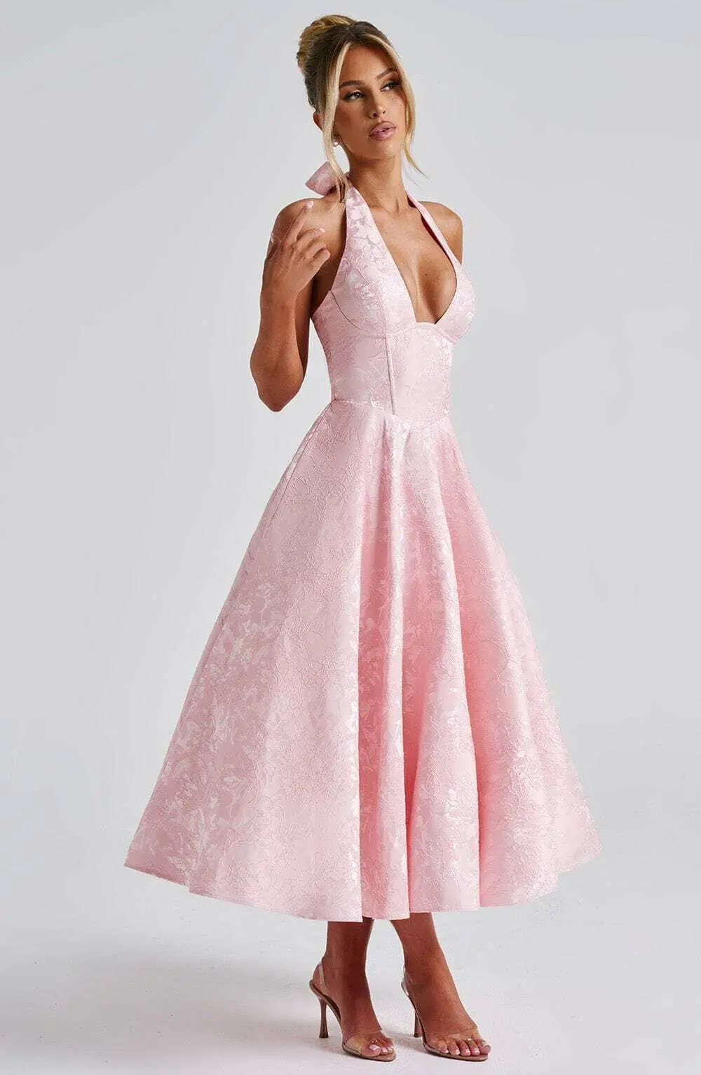 Effie Midi Dress - Blush - Image 9