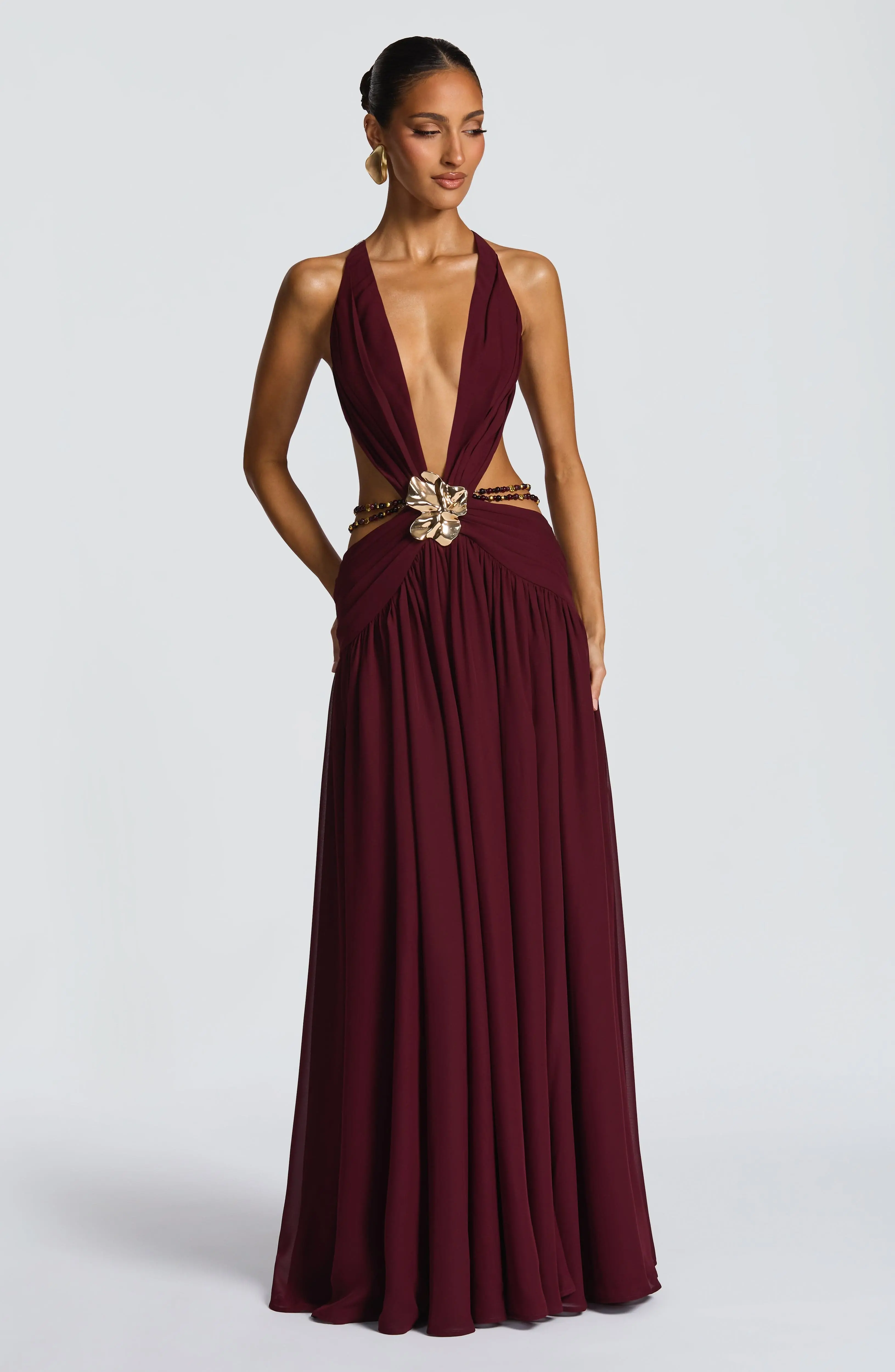 Indianna Maxi Dress - Cherry Lacquer - Image 15