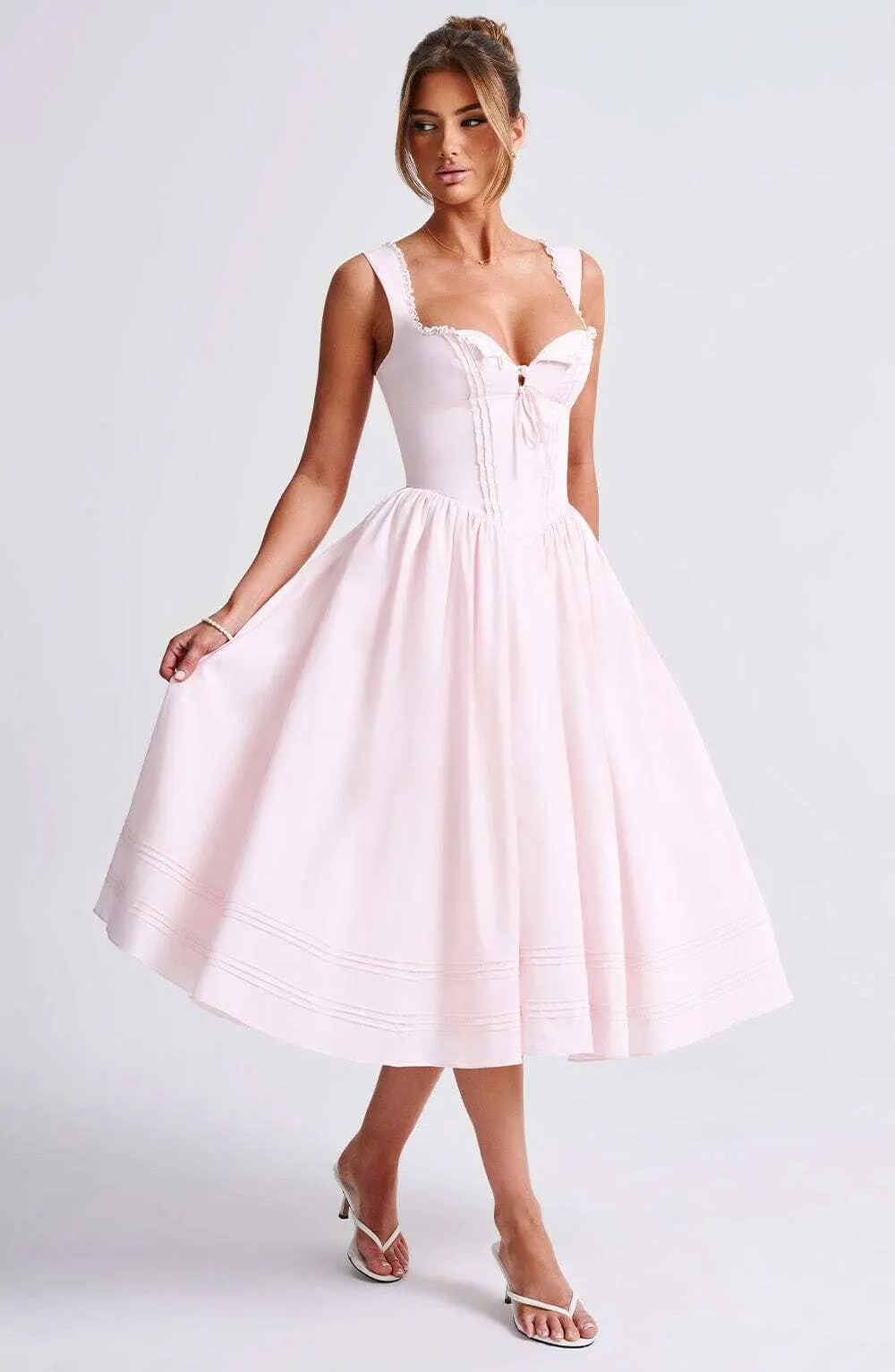 Marlena Midi Dress - Blush - Image 8