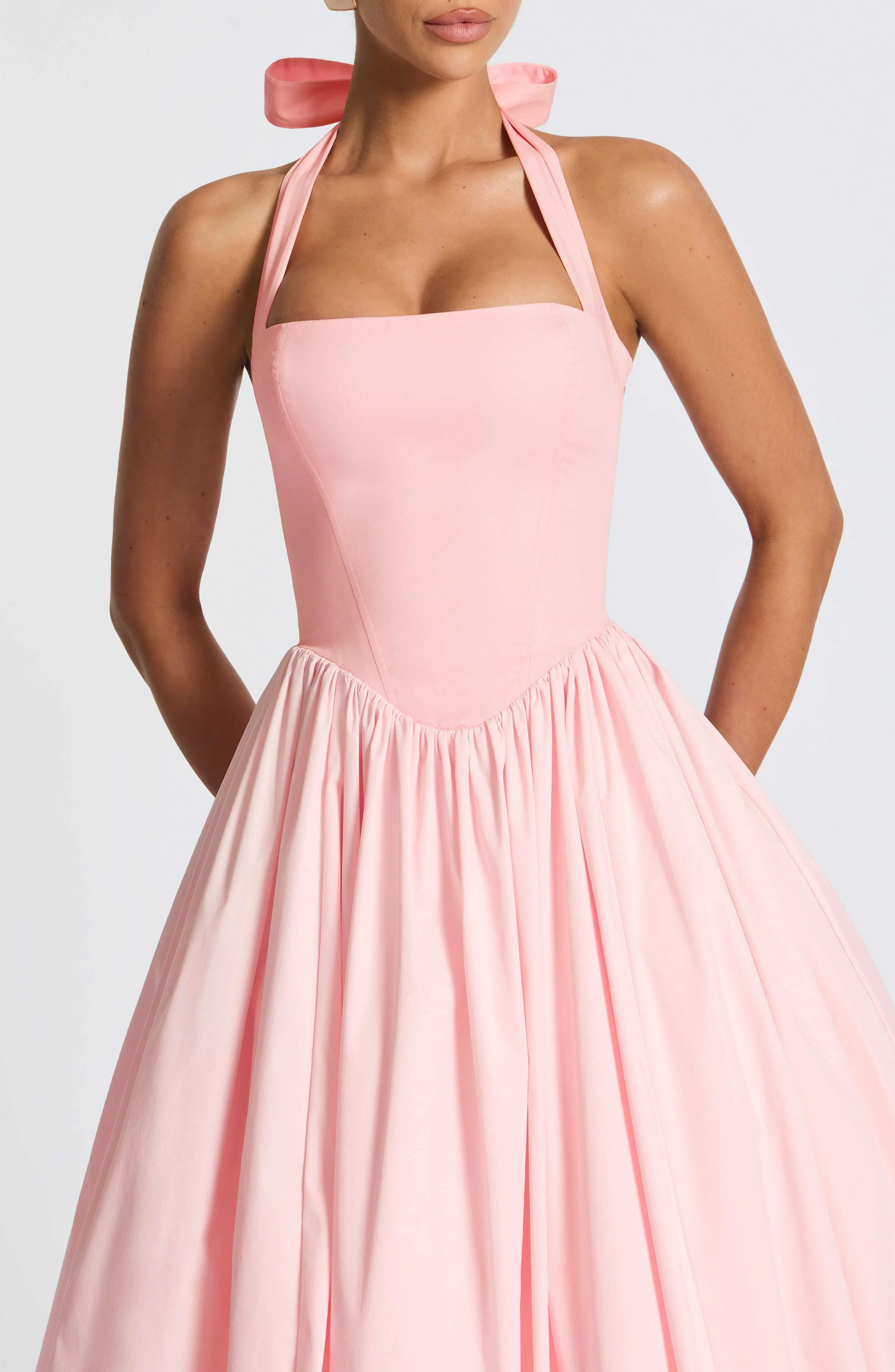Cressida Midi Dress - Blush - Image 8