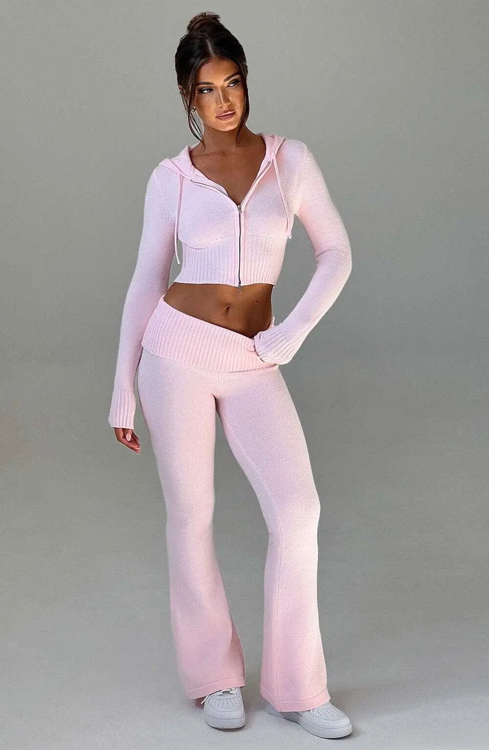 Portia Knit Pants - Pink - Image 4