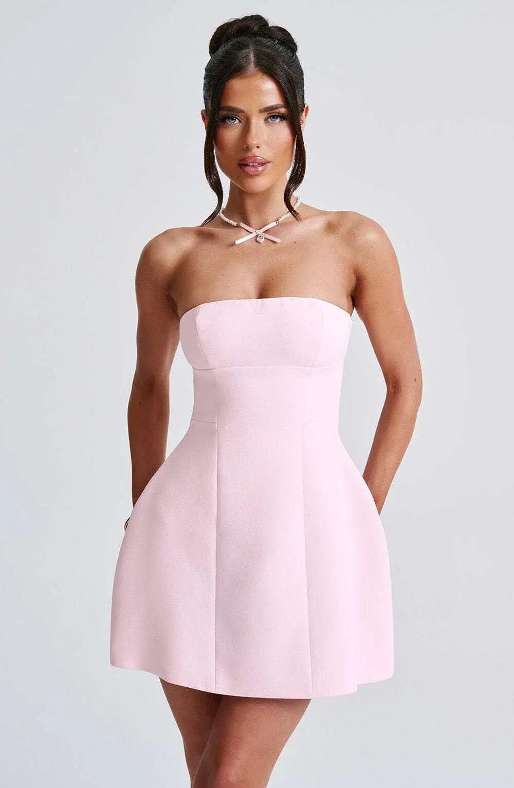 Asha Mini Dress - Blush - Image 6
