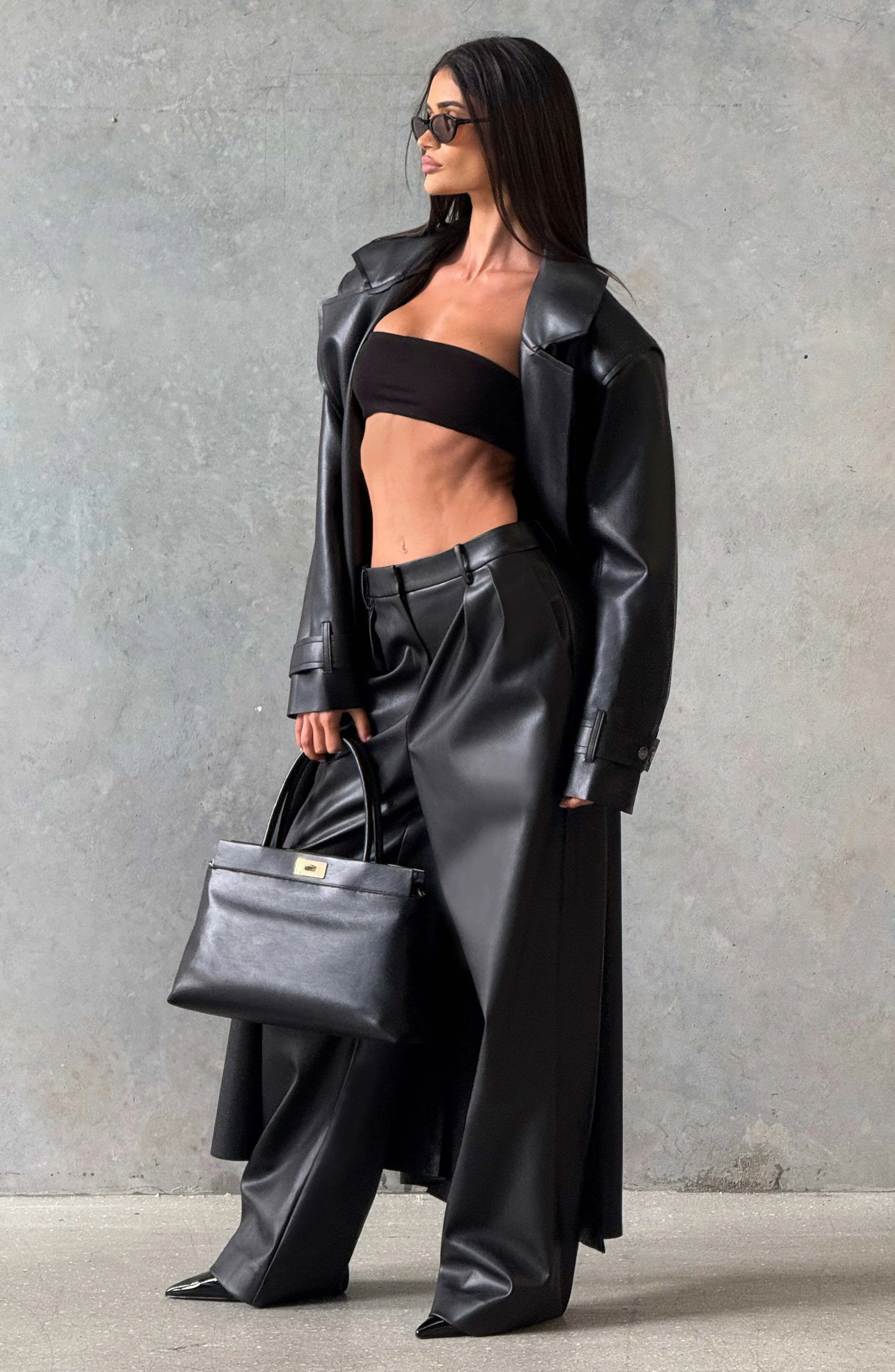 Bridget Trench Coat - Black - Image 3
