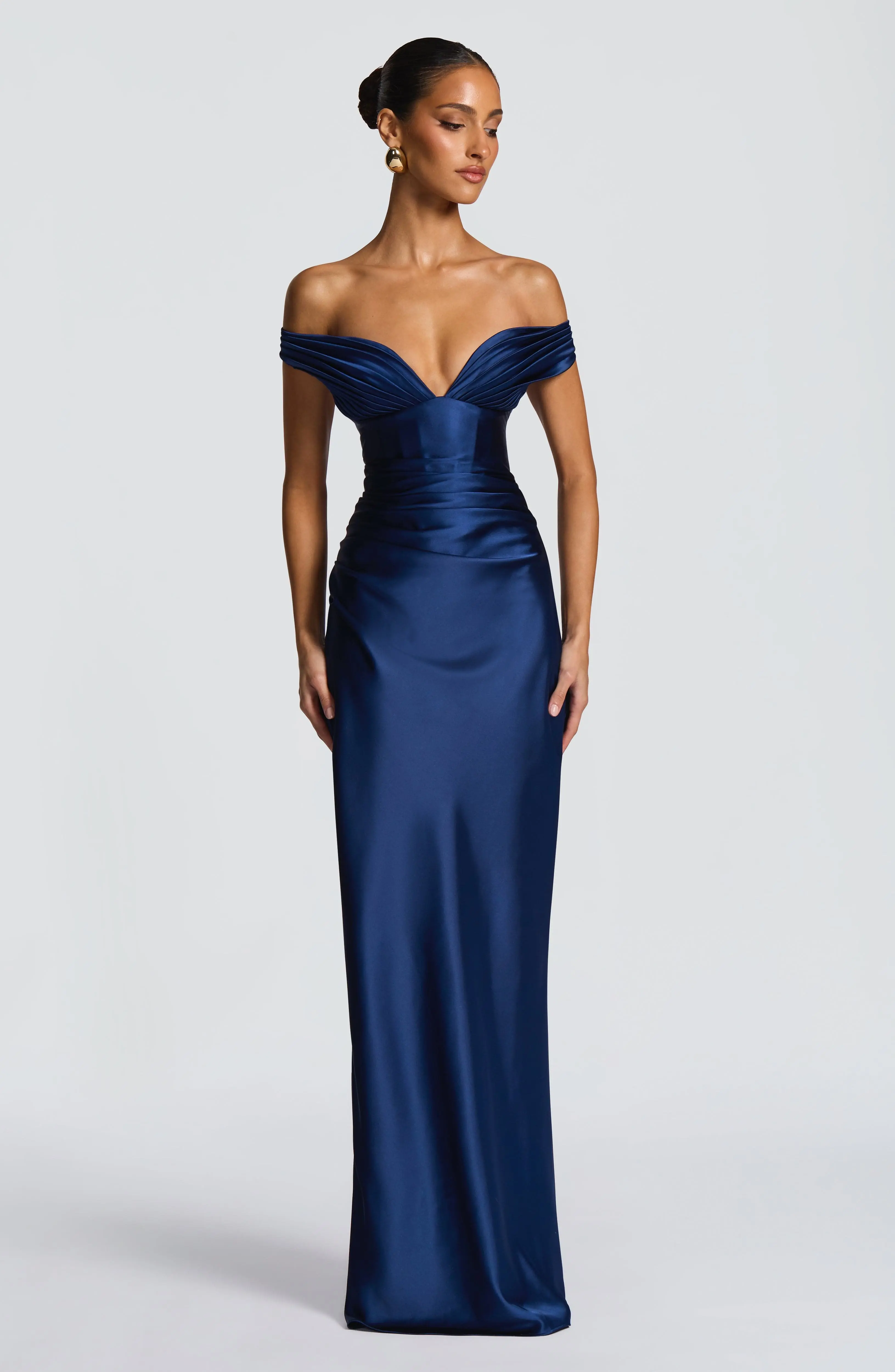 Aurelia Maxi Dress - Navy - Image 7