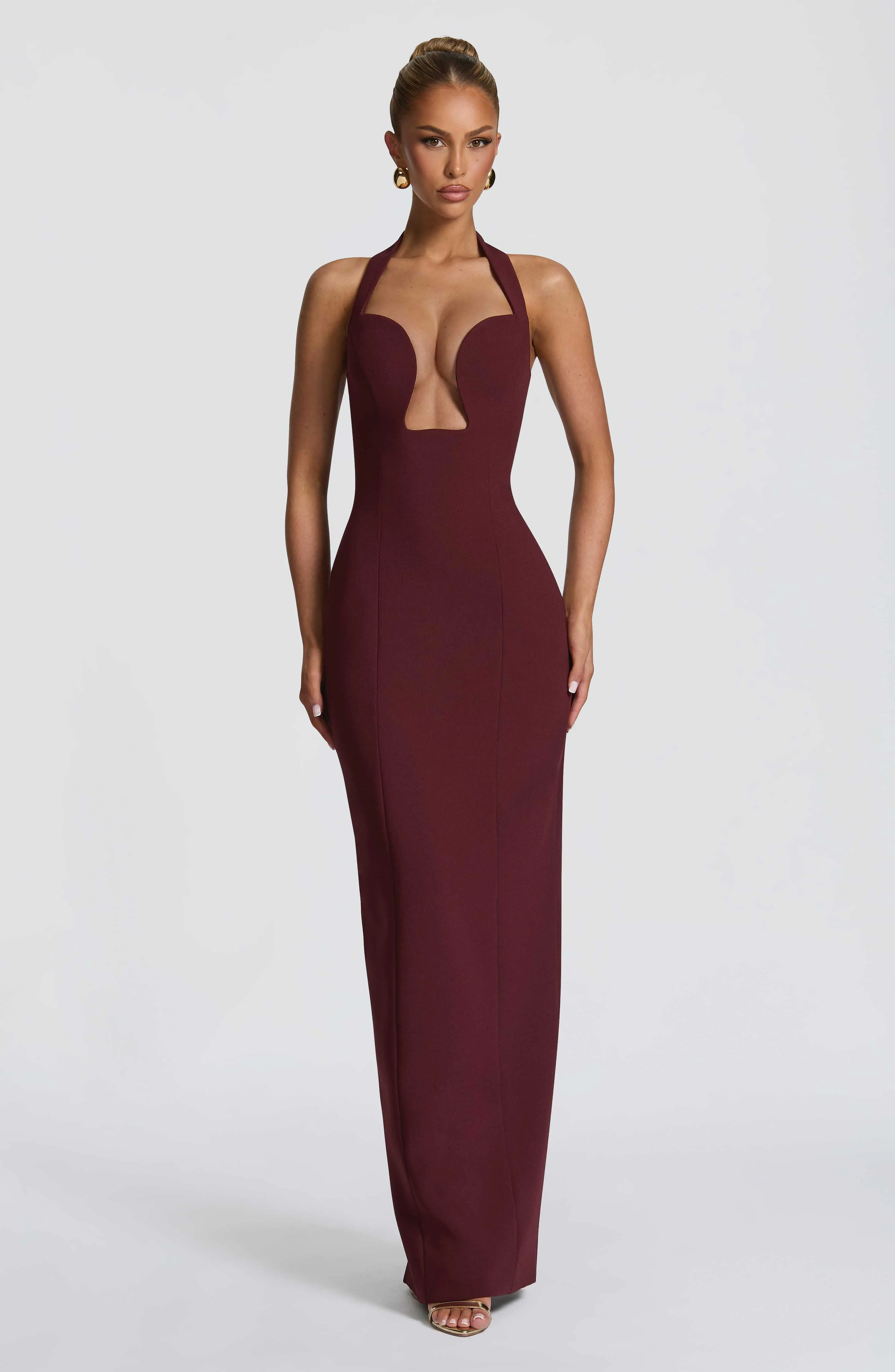 Charlotte Maxi Dress - Cherry Lacquer