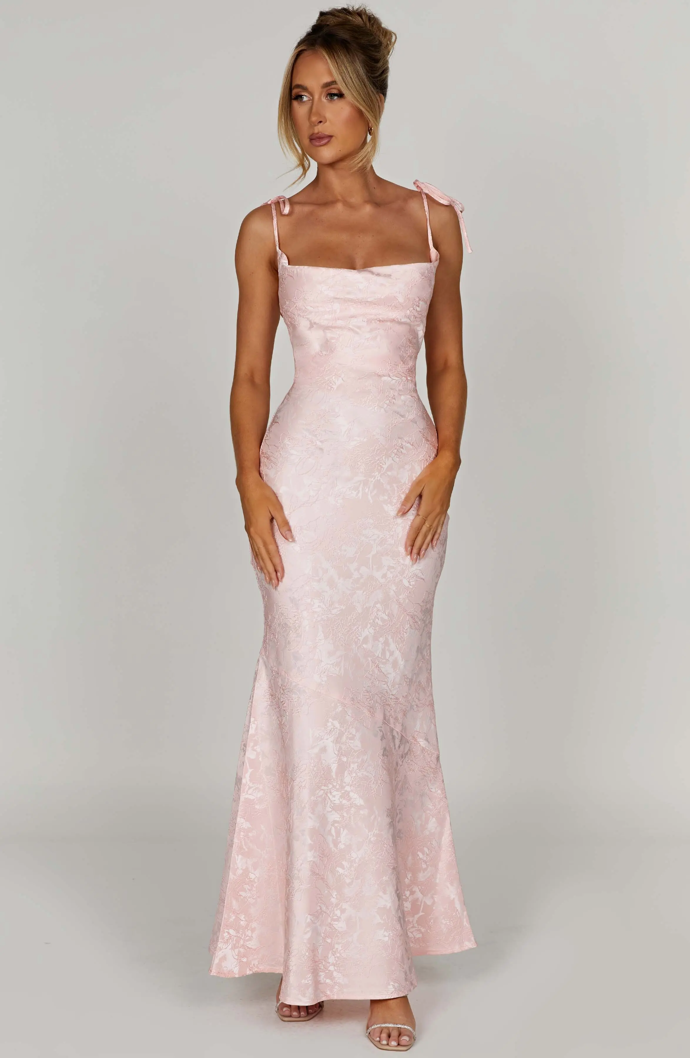Whitney Maxi Dress - Blush - Image 11