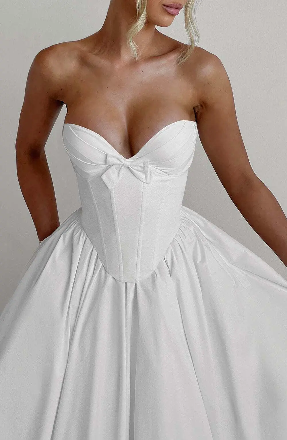 Prim Midi Dress - Ivory - Image 9